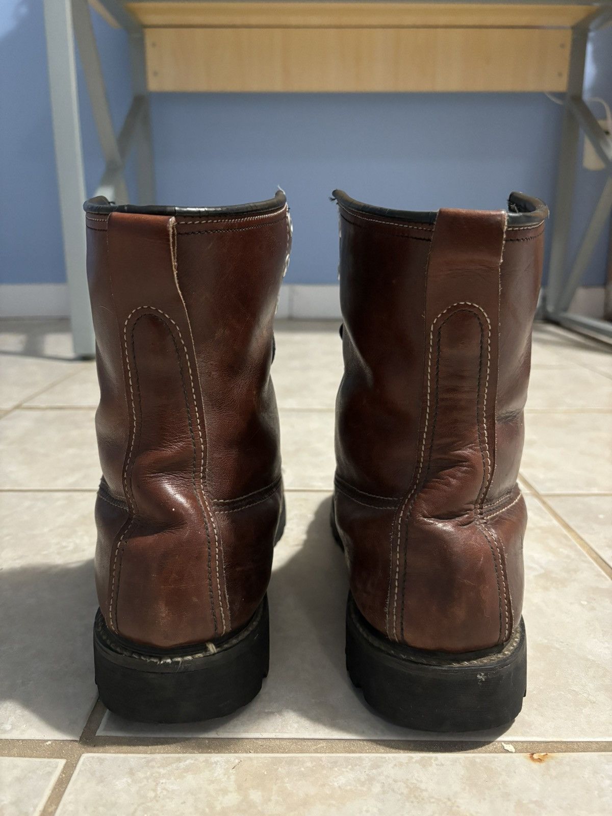 Vibram Brown Military Boots Size US 10 / EU 43 - 4 Thumbnail