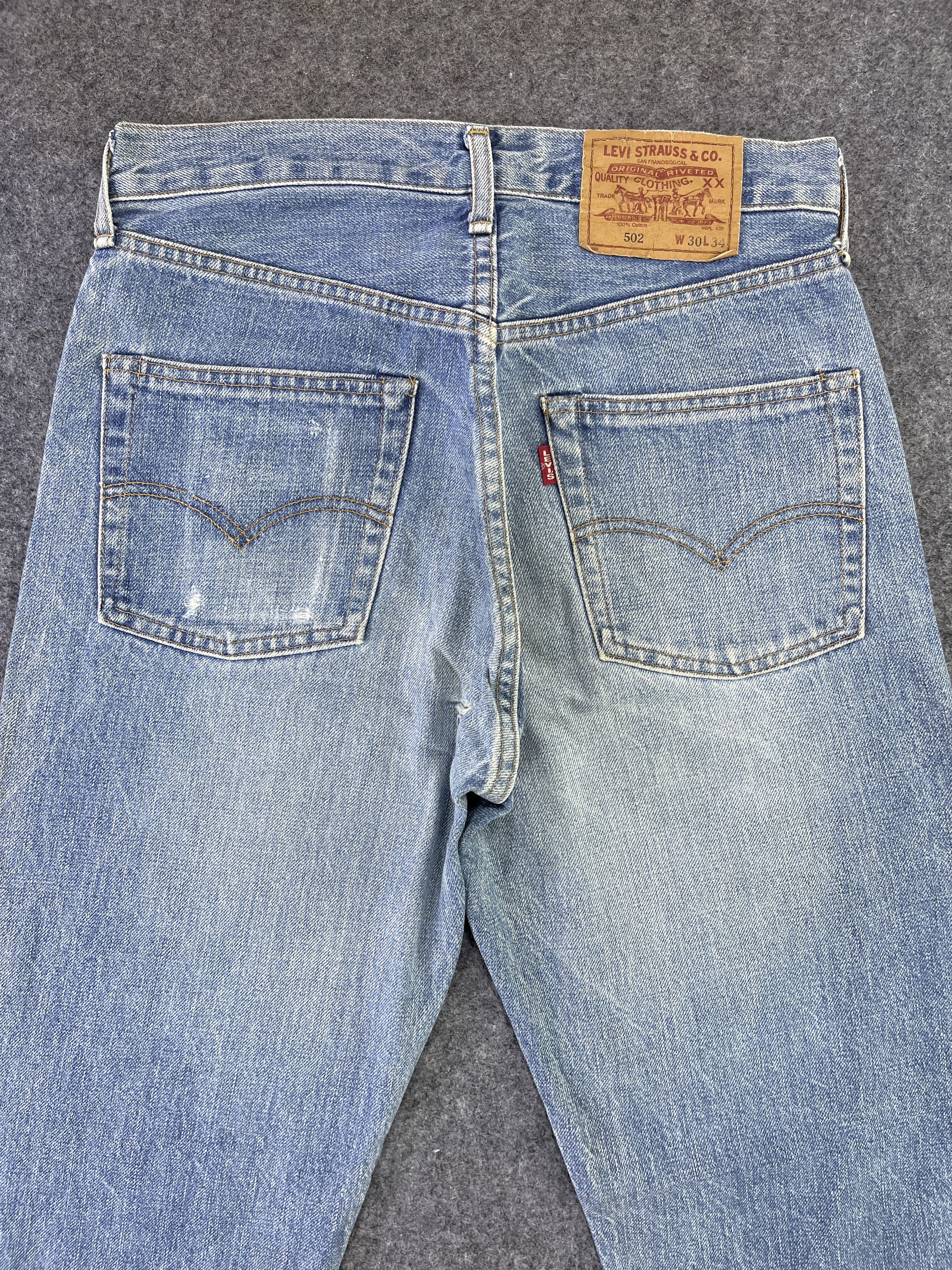 Levi's 90’s Vintage Levis 502 Selvedge Jeans - J915 Size US 29 - 4 Thumbnail