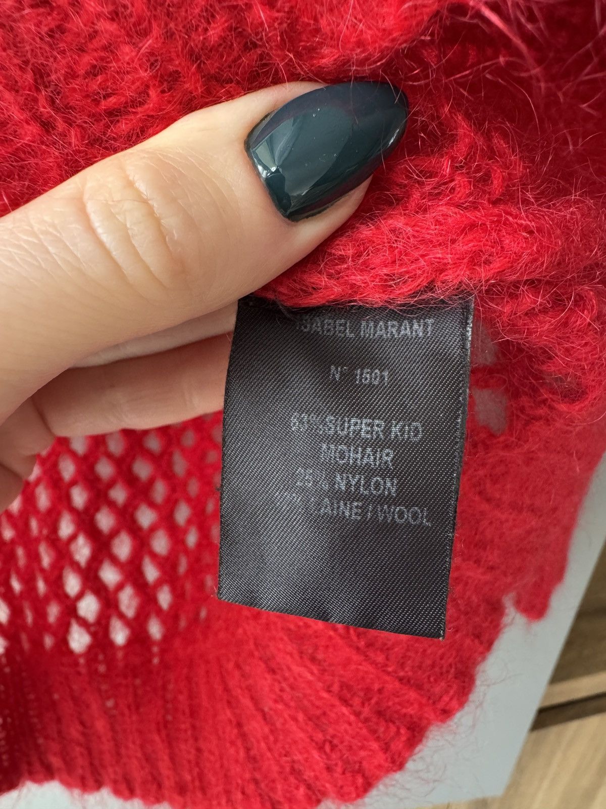 Isabel Marant × Isabel Marant Etoile Isabel Marant Etoile Open Knit Kid Mohair Sweater Size XS / US 0-2 / IT 36-38 - 3 Thumbnail