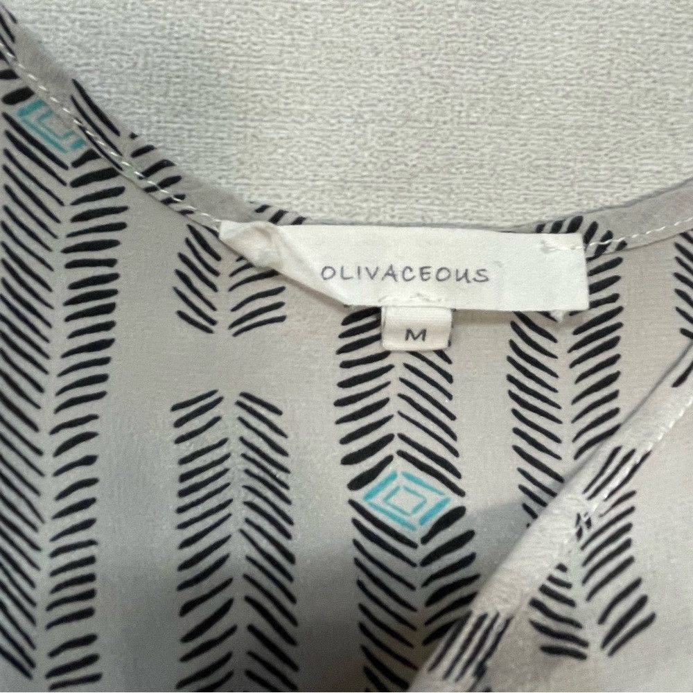 Other Olivaceous Silk Sleeveless Button Tie Front Top Size M Size M / US 6-8 / IT 42-44 - 8 Thumbnail