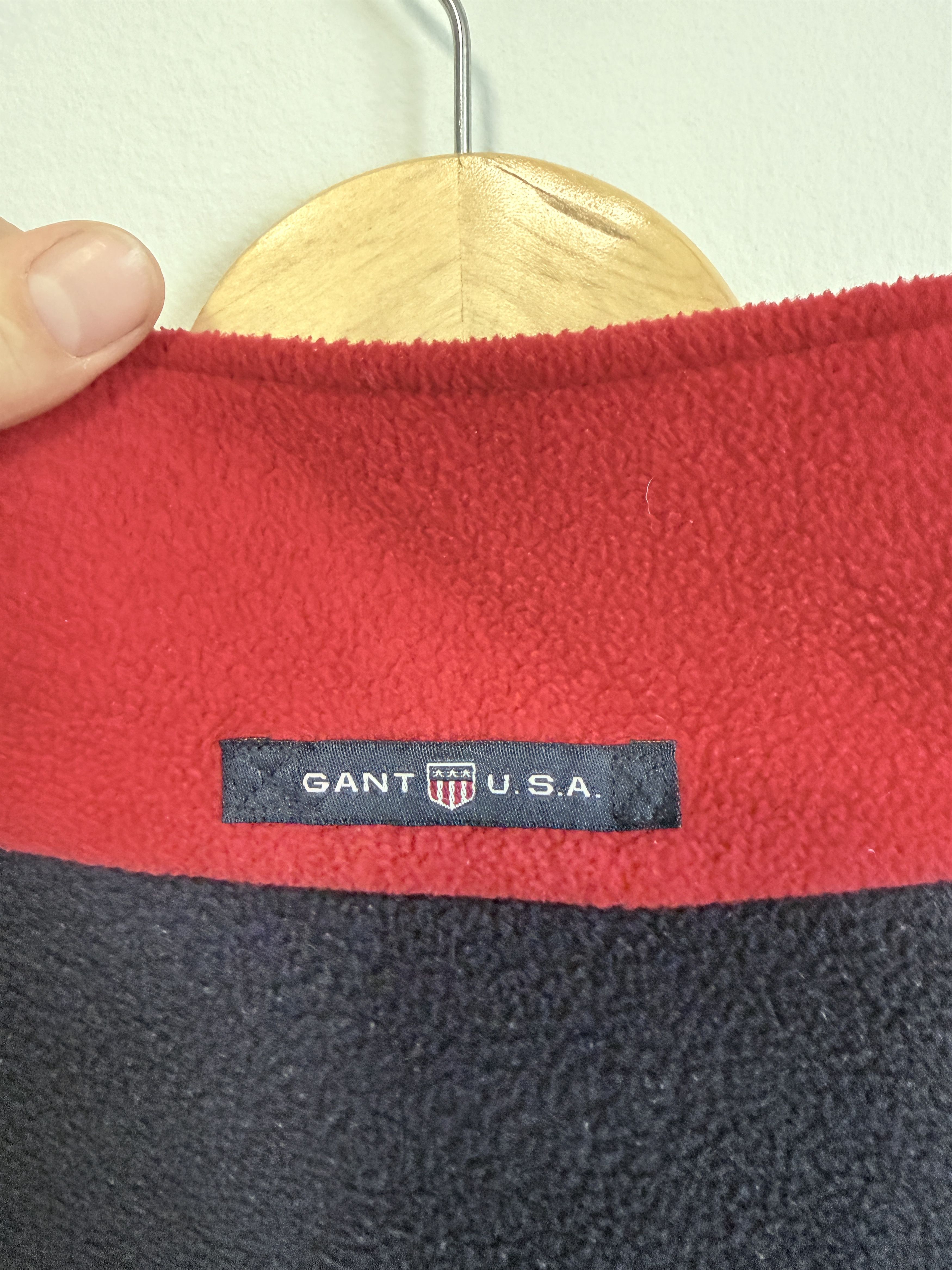 Gant GANT USA Vintage Rugger Fleece 1/4 Quarter Zip Sweatshirt XL Size US XL / EU 56 / 4 - 7 Thumbnail