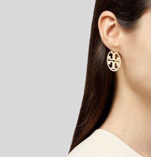 Tory Burch Tory Burch Miller Hoop Earrings Size ONE SIZE - 2 Thumbnail