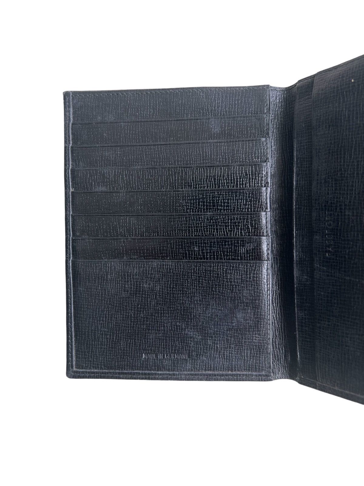 Bally OG Bally Minimal Black Leather Utility Passport & Wallets Size ONE SIZE - 6 Thumbnail