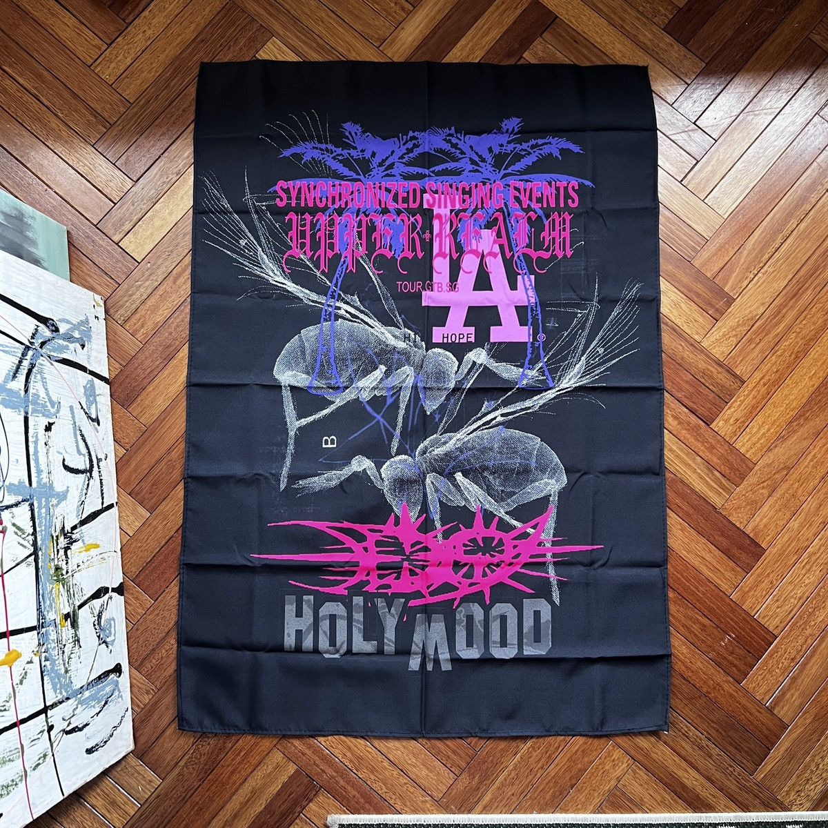 Drain Gang × Sad Boys Sbe Merch Drain gang LA popup flag | Grailed