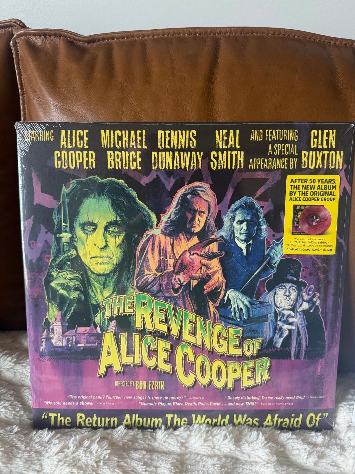 Other The Revenge of Alice Cooper Violet 2LP Autographed In Hand! Size ONE SIZE - 4 Thumbnail