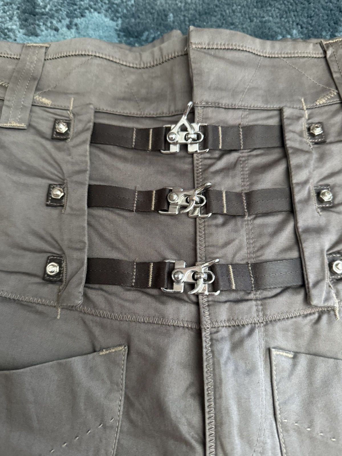 Marithe + Francois Girbaud Early 2000s Marithe Francois Girbaud Bondage Pants Size 27" / US 4 / IT 40 - 3 Thumbnail