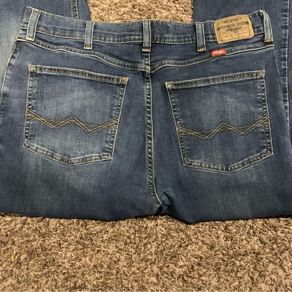 Wrangler Men’s Wrangler Slim Straight Jeans Size US 36 / EU 52 - 4 Thumbnail