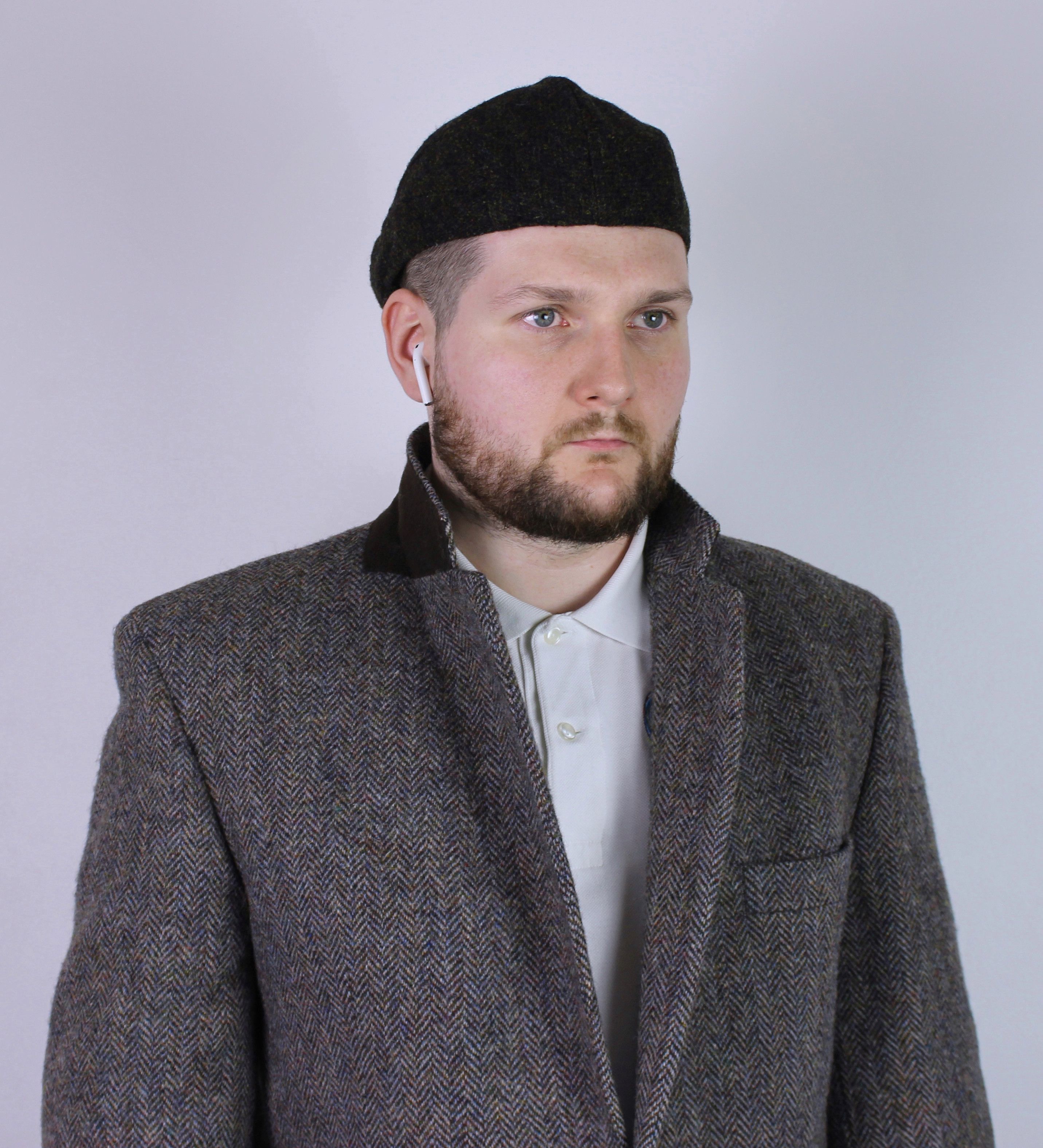 Harris Tweed Harris Tweed wool Flat Cap Hat Newsboy England Size ONE SIZE - 3 Thumbnail