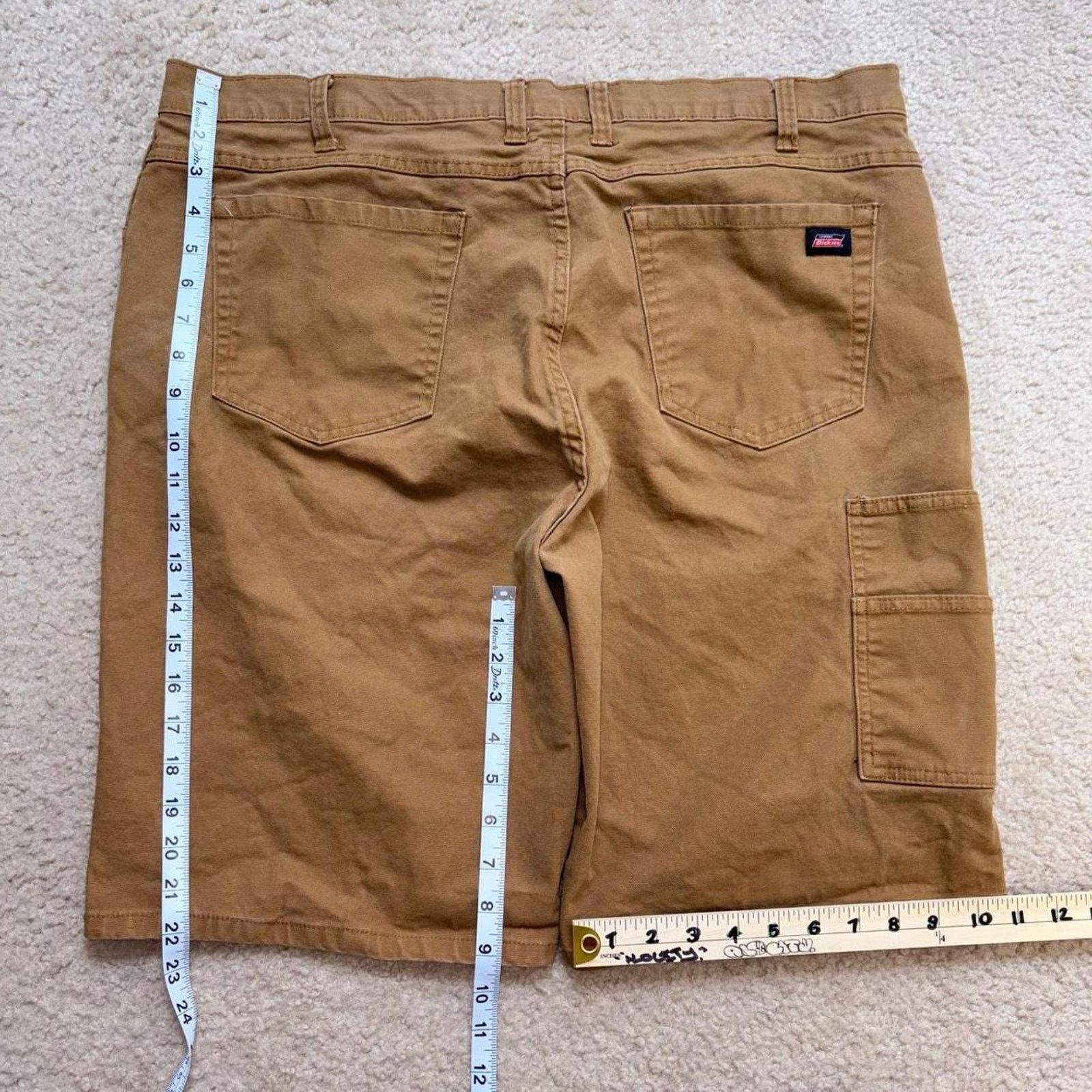 Dickies Brown Dickies Carpenter Workwear / Utility Canvas Shorts Size US 40 / EU 56 - 2 Thumbnail