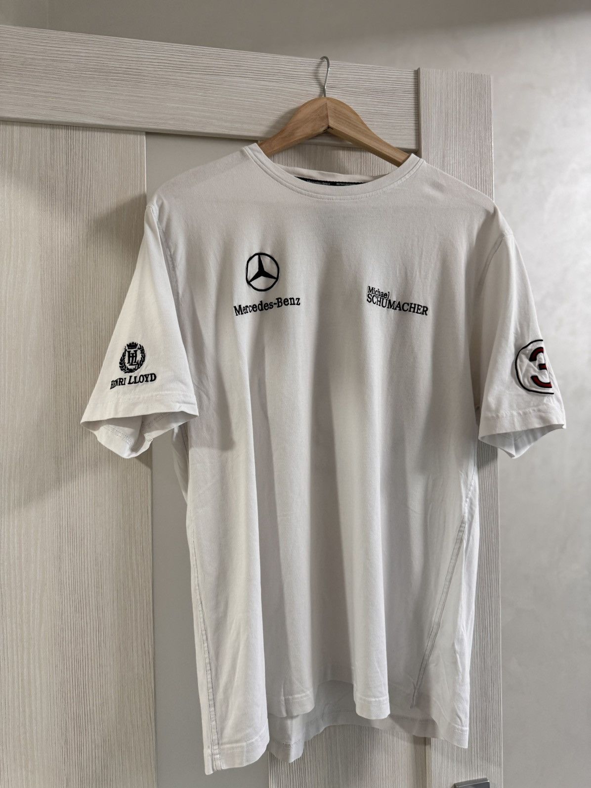 Formula 1 × Henri Lloyd × Mercedes-Benz F1 Schumacher Henri Lloyd Mercedes Benz t-shirt Racing Size US L / EU 52-54 / 3 - 4 Thumbnail