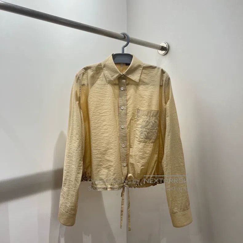 Loewe Loewe 25SS Logo Embroidered Loose Shirt Size 4XL / US 24-26 - 1 Thumbnail