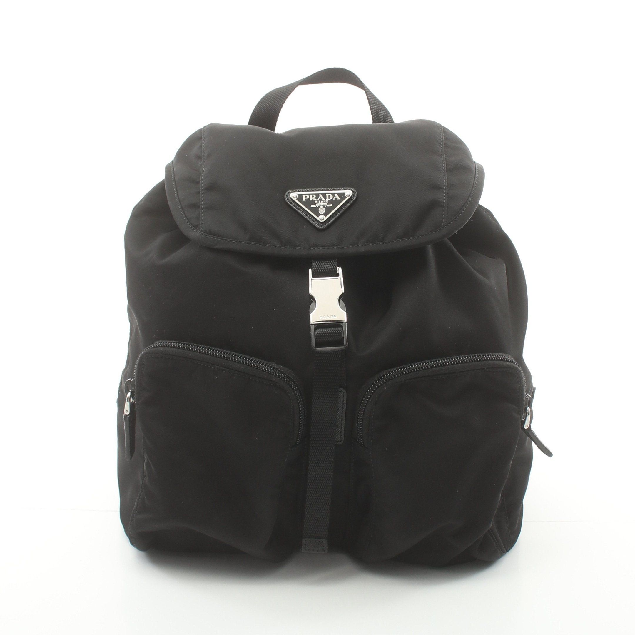image of Prada Tessuto Backpack Rucksack Nylon Black, Women's