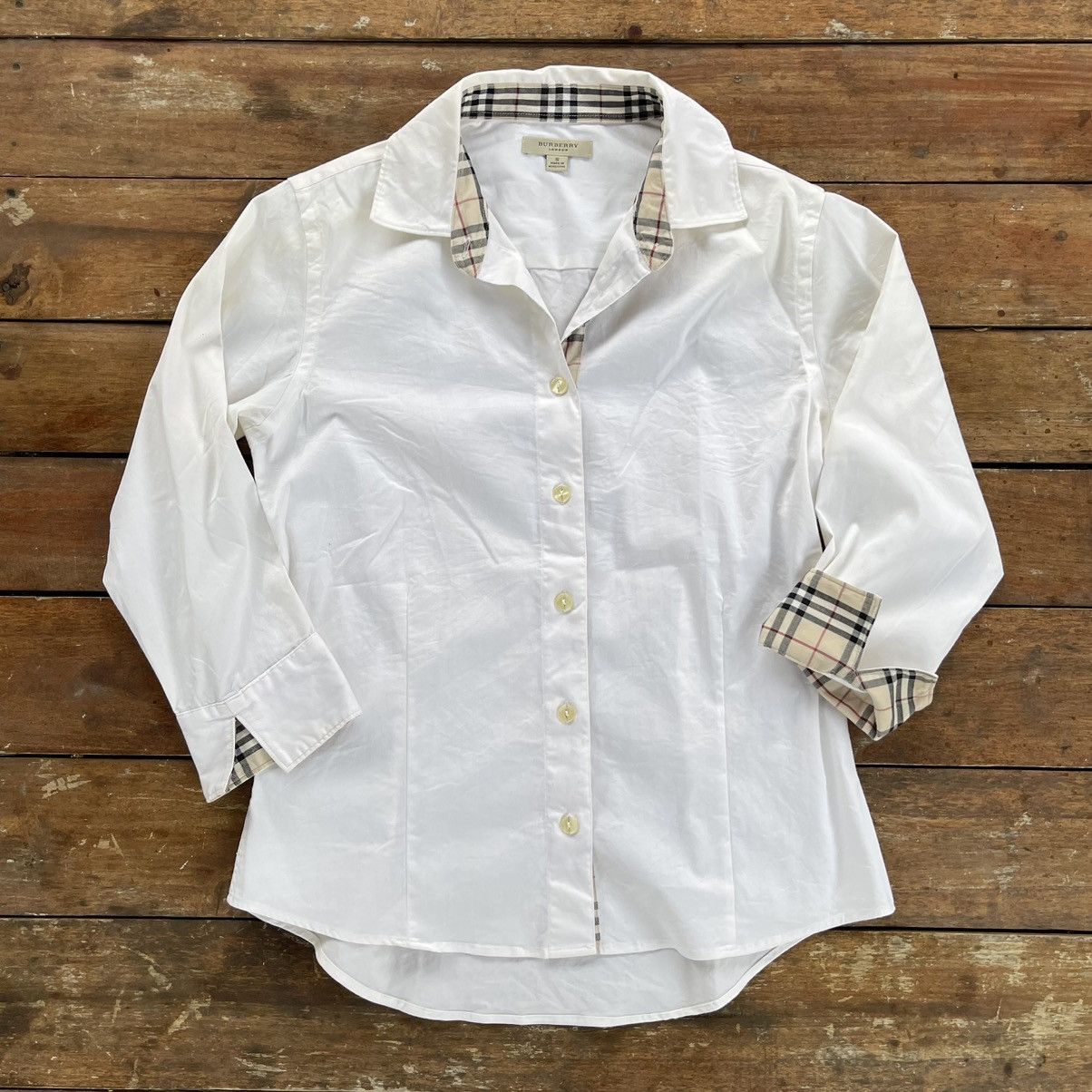 Burberry Burberry Button Up Shirt Nova Check Size S / US 4 / IT 40 - 1 Thumbnail