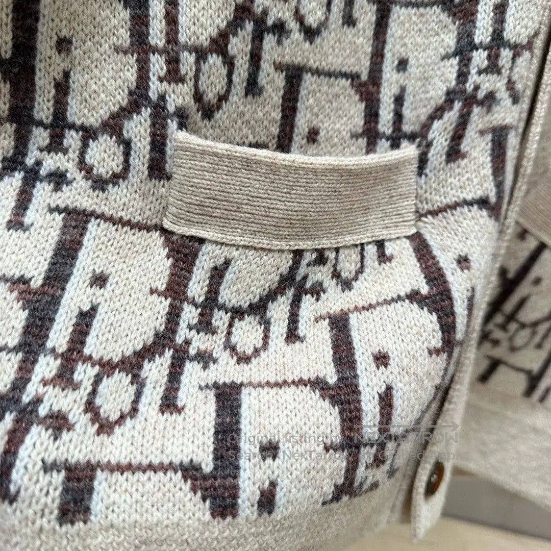 Dior Dior Logo Wool Cardigan Sweater. Size US S / EU 44-46 / 1 - 9 Thumbnail