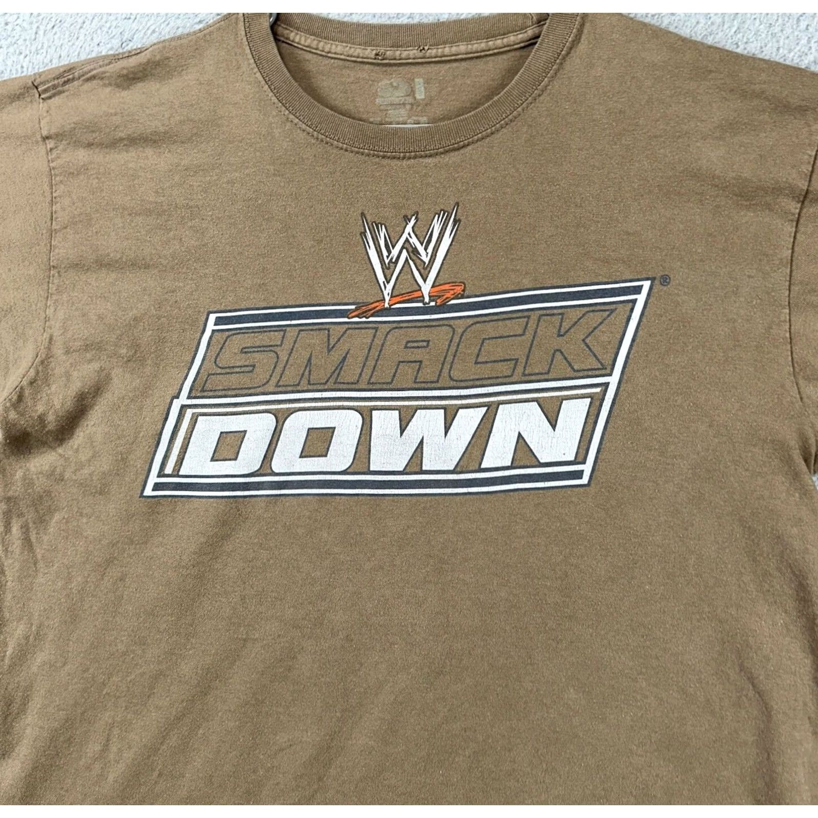 Fruit Of The Loom Fruit of the Loom Shirt Brown Smack Down T-Shirt Short Sleeve Mens Adult Large Size US L / EU 52-54 / 3 - 2 Thumbnail
