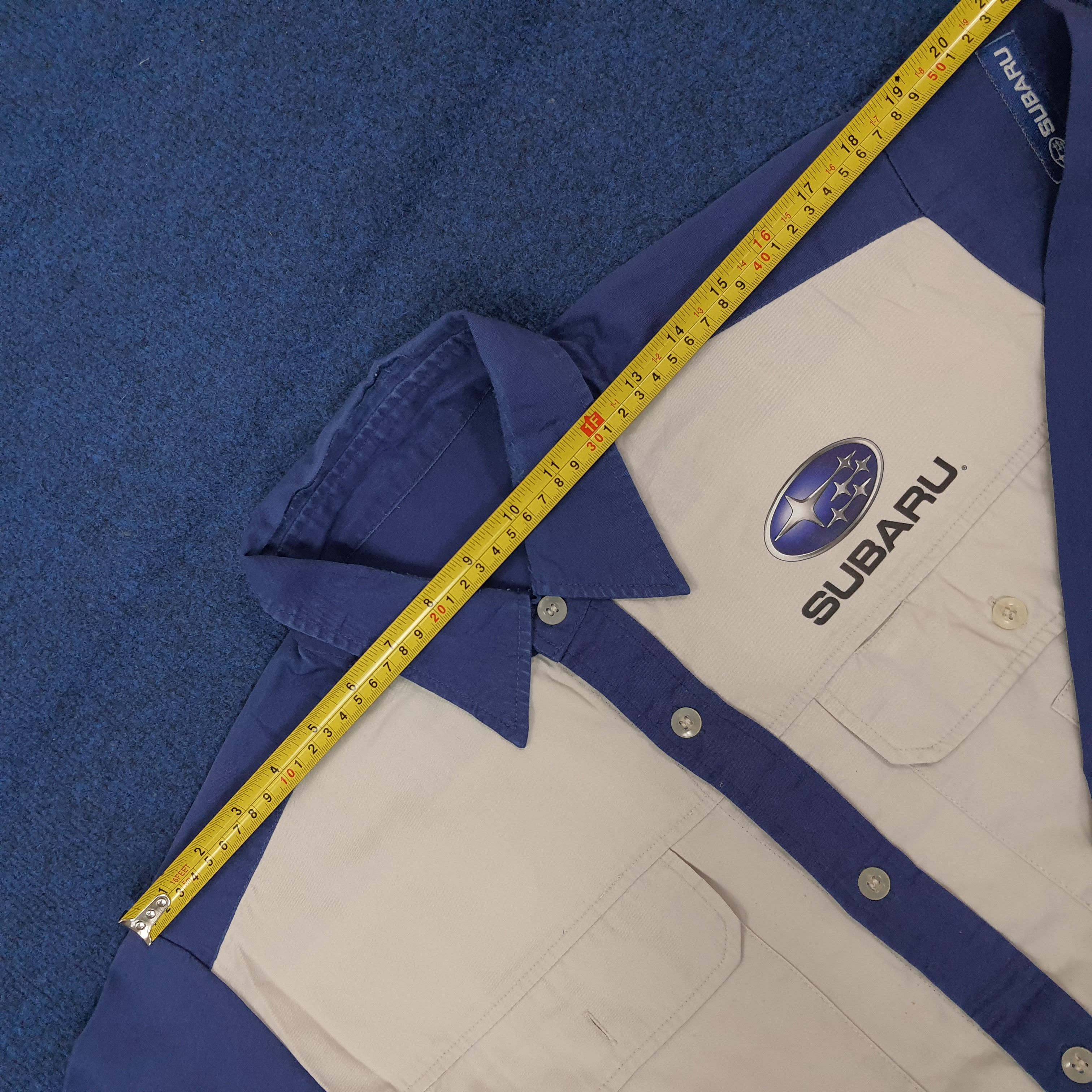 Japanese Brand Vintage SUBARU Japan Automobile Sports Work Shirt C223N57 Size US L / EU 52-54 / 3 - 7 Thumbnail