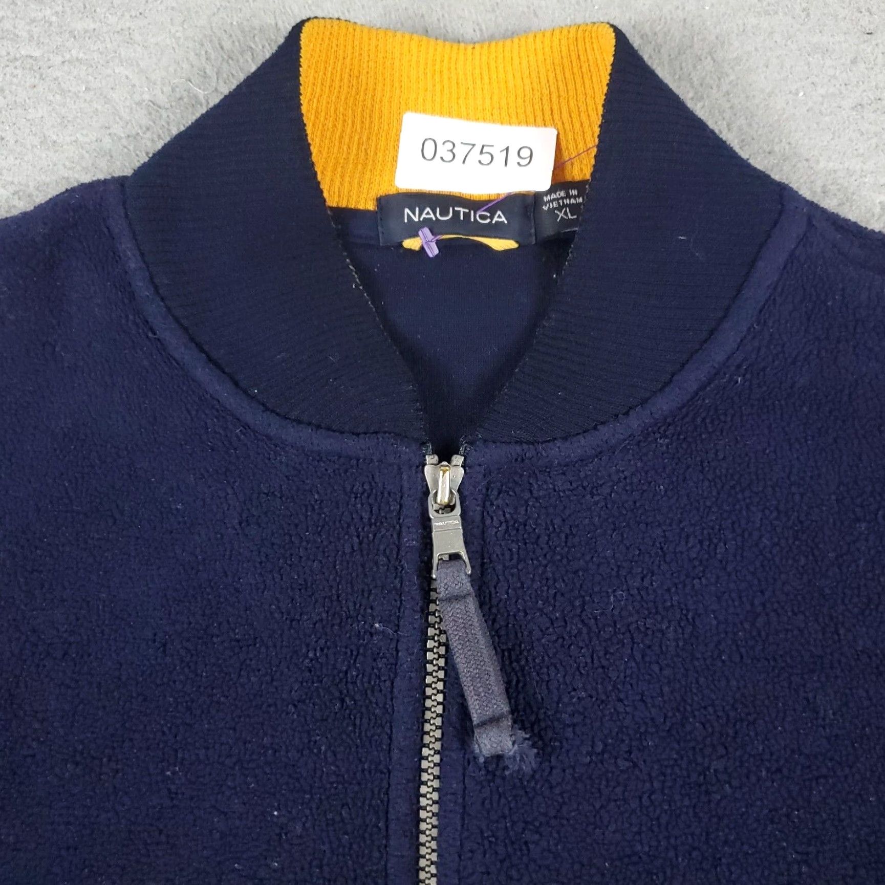 Nautica Nautica Nautica Sweater Mens Size XL Blue Fleece Outdoors Full Zip Up Sweatshirt Size US XL / EU 56 / 4 - 2 Thumbnail