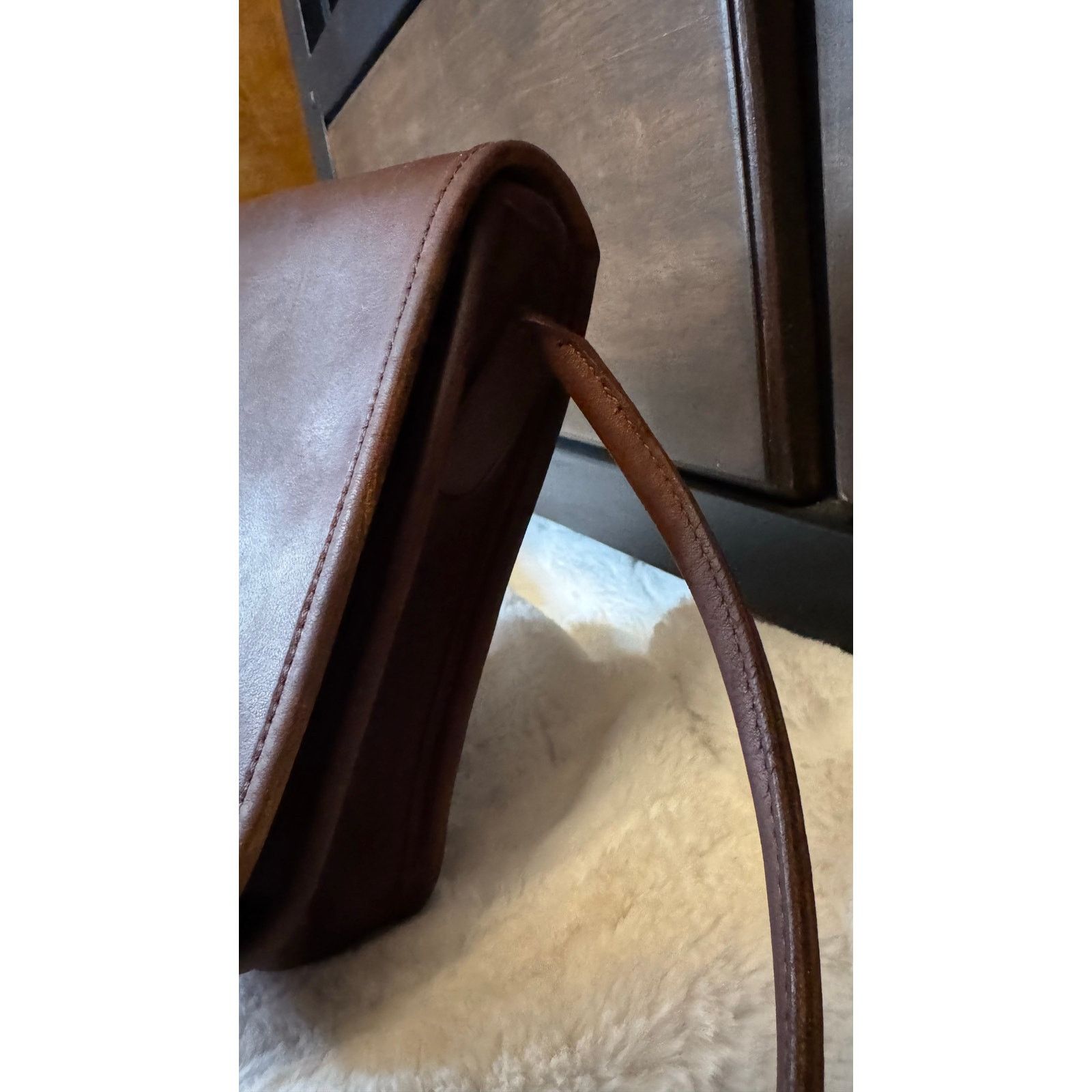 Coach RARE VELVET Coach Vintage Washed Aniline Leather Crossbody Size ONE SIZE - 8 Thumbnail