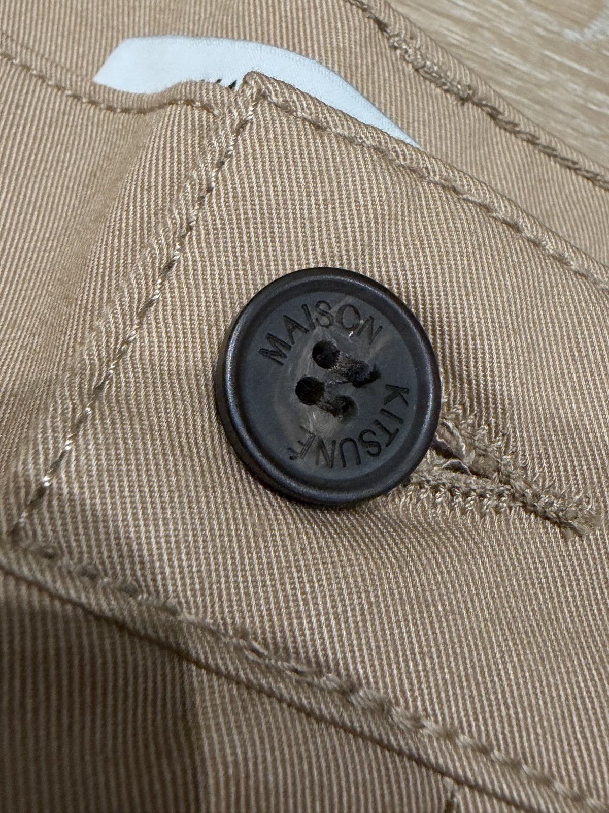 Maison Kitsune Maison Kitsuné beige pants Size US 33 - 5 Thumbnail