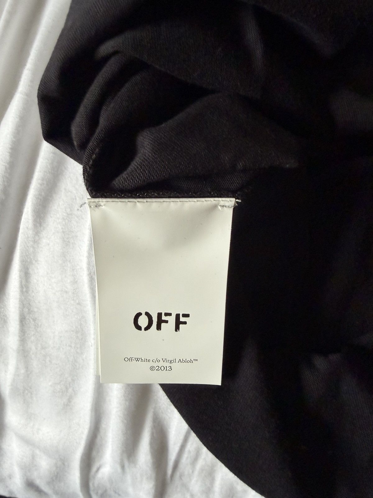 Off-White Off-White c/o Virgil Abloh Black Slim Fit T-Shirt Size US XXL / EU 58 / 5 - 6 Thumbnail