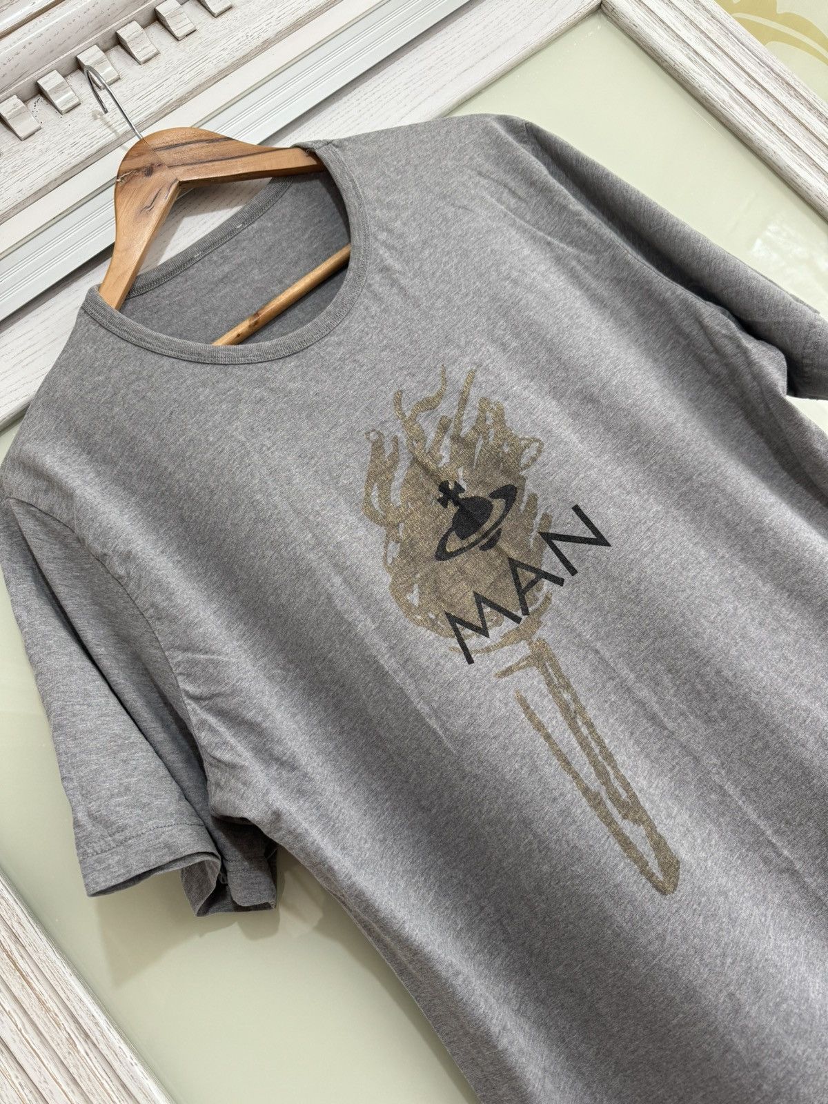 Vintage × Vivienne Westwood Vintage Vivienne Westwood Big Logo Tee Polo T-shirt Size US XL / EU 56 / 4 - 3 Thumbnail