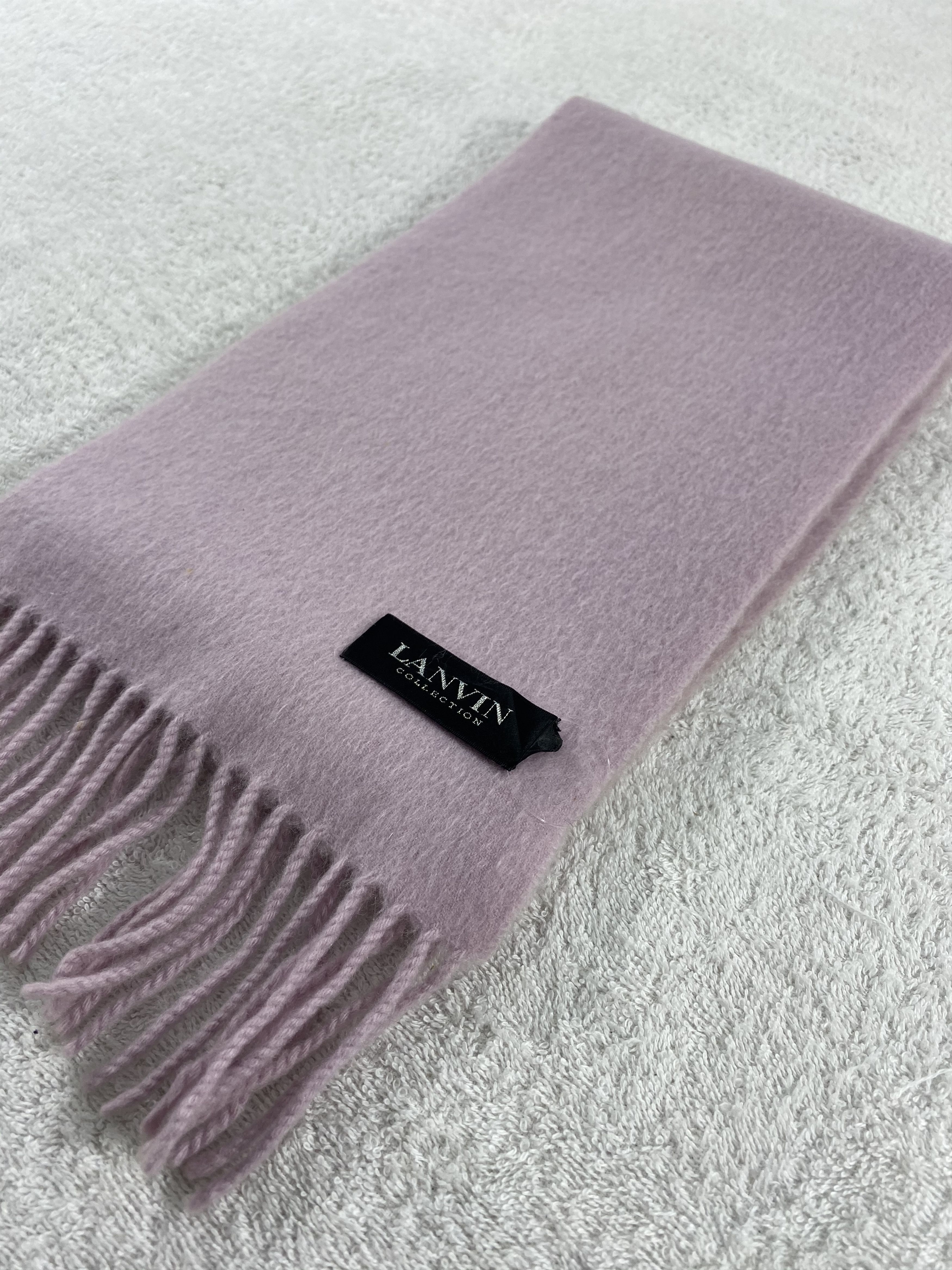 Lanvin × Vintage Lanvin Scarf / Muffler / Neckwear - WW1684 Size ONE SIZE - 3 Thumbnail