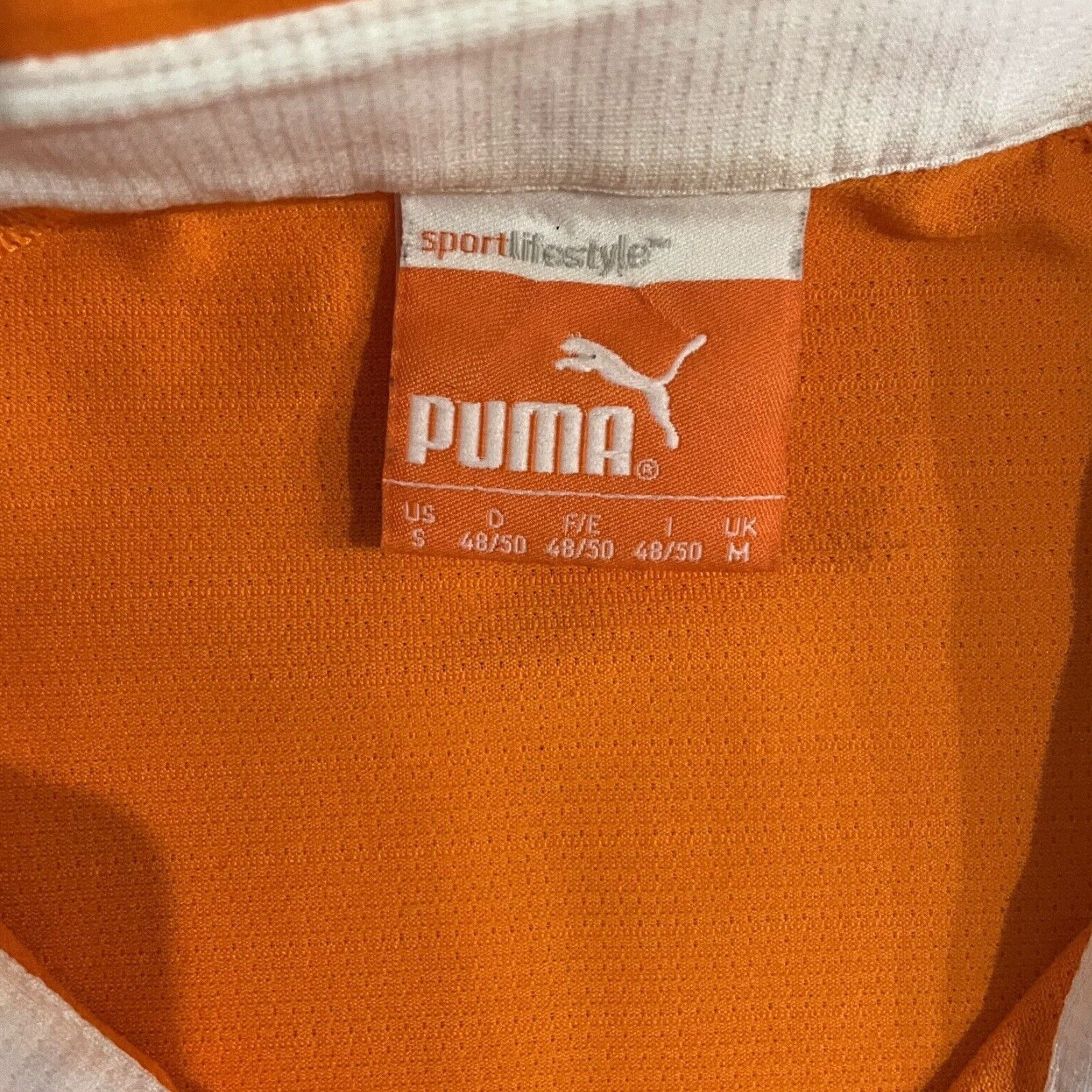 Puma VINTAGE Puma Golf Polo Shirt Men Small Orange Sportswear Size US S / EU 44-46 / 1 - 4 Thumbnail