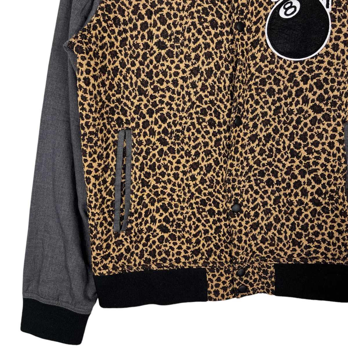 Stussy 🔥 STUSSY 8 BALL LEOPARD BOMBER JACKET Size US L / EU 52-54 / 3 - 5 Thumbnail