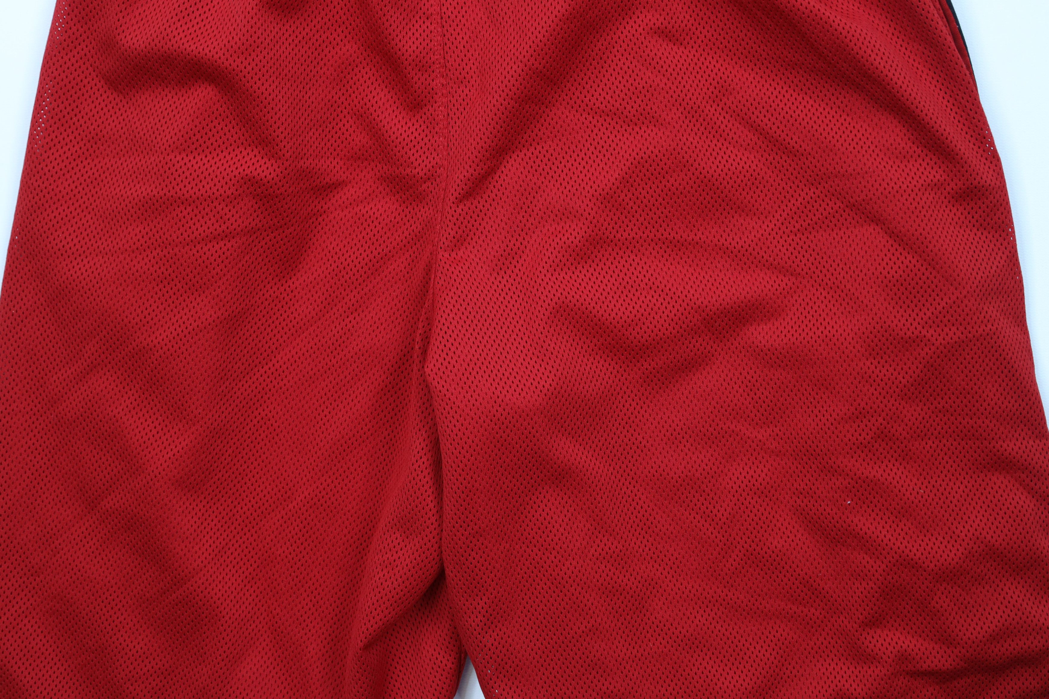 Nike Vintage Y2K Nike Scott Swoosh Mesh Basketball Shorts Red Size US 30 / EU 46 - 10 Thumbnail