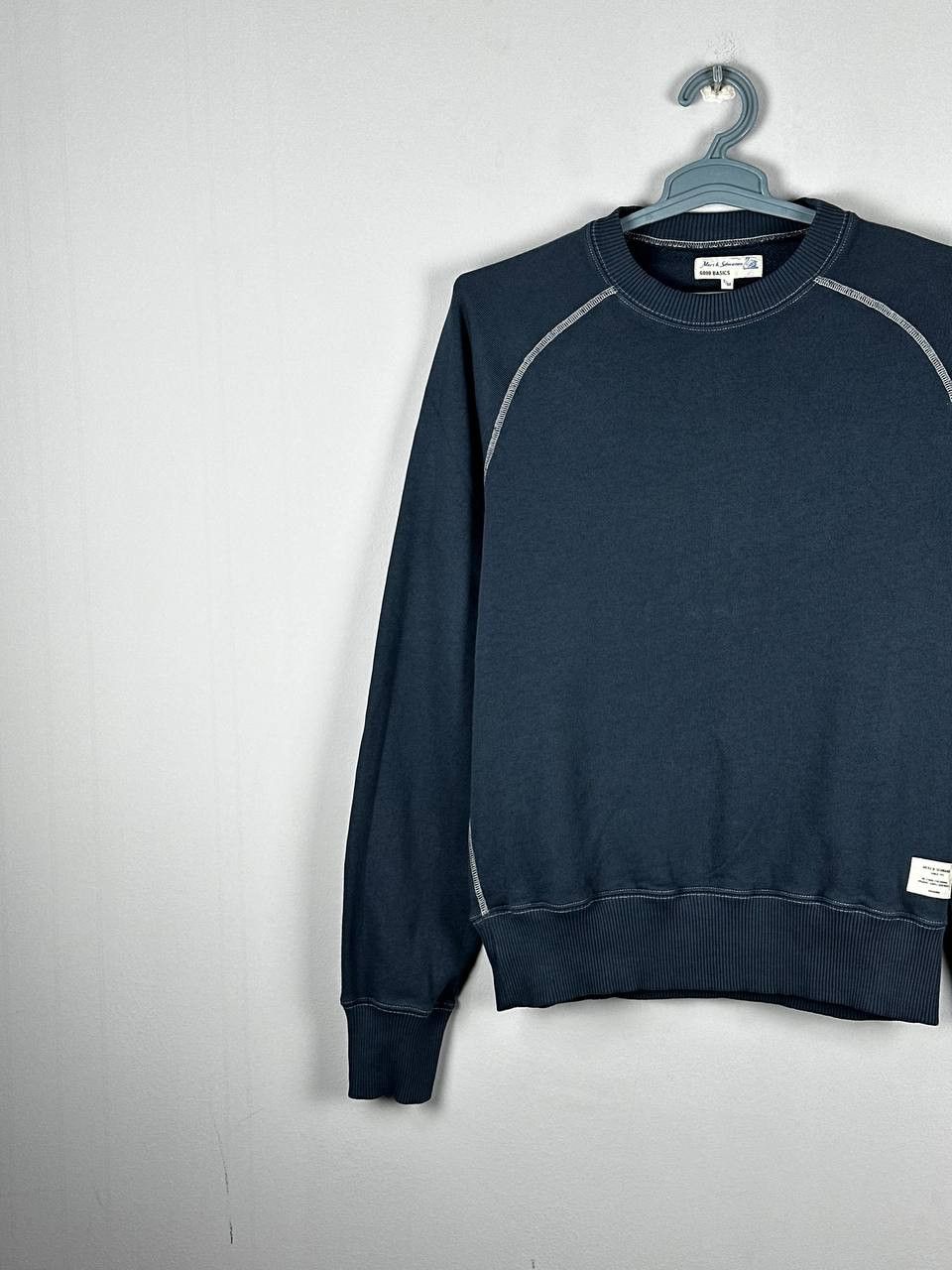 Merz B. Schwanen Merz b Schwanen Mens Cotton Regaln Sleeve Sweatshirt Size US M / EU 48-50 / 2 - 2 Thumbnail