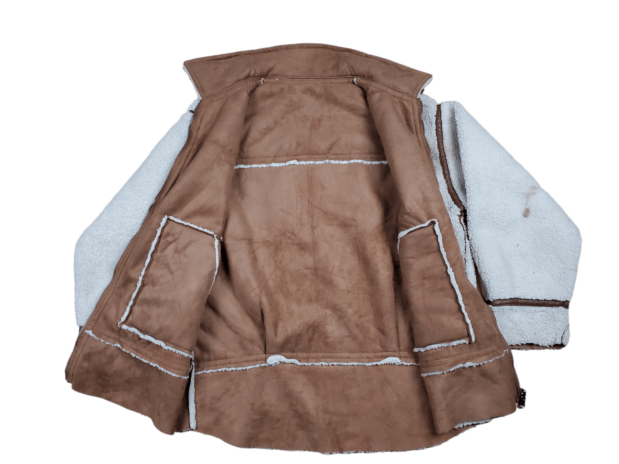 Japanese Brand × Vintage 💥Vintage Sherpa Nice Claup Jacket💥 Size US L / EU 52-54 / 3 - 3 Thumbnail
