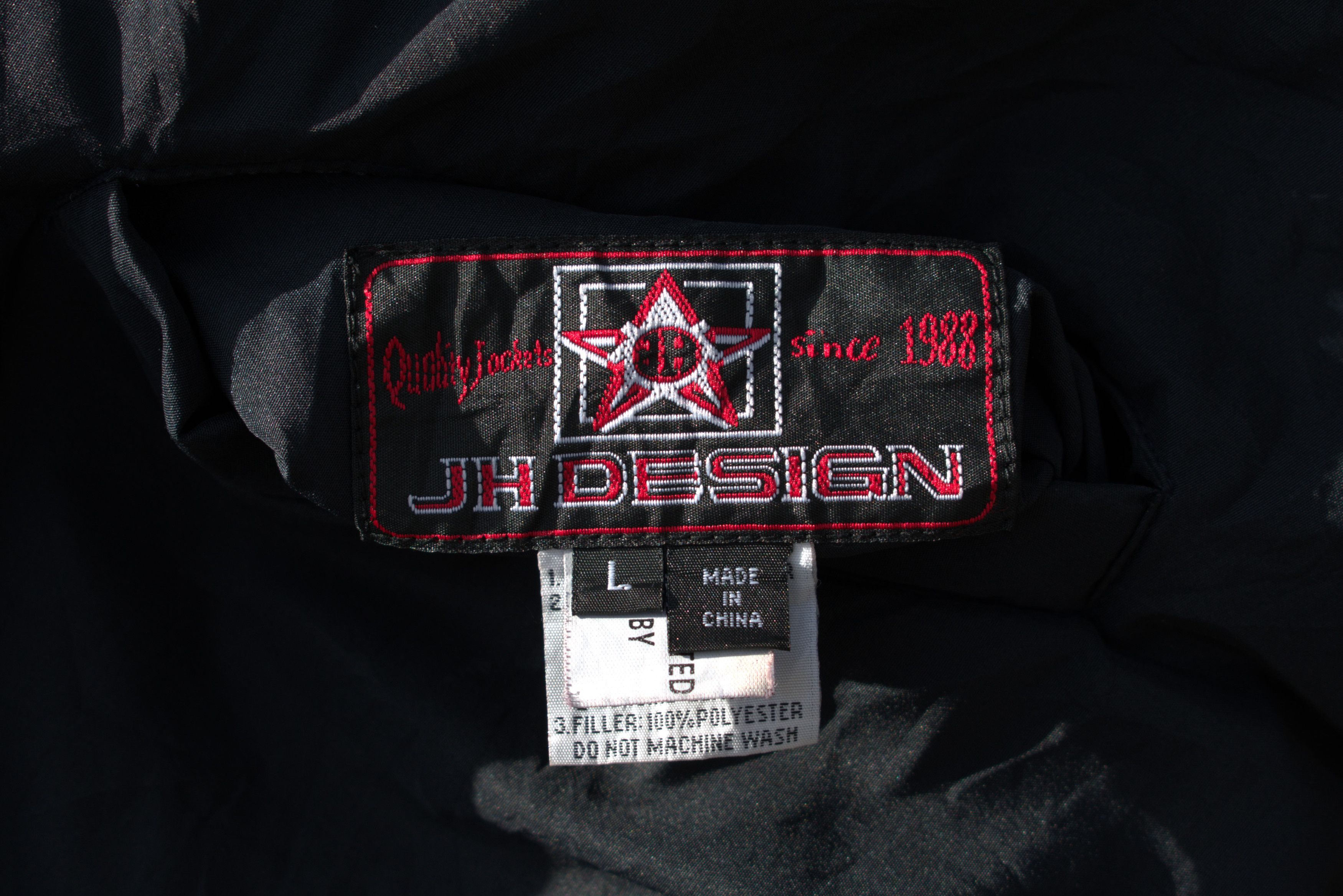 JH Design Jeff Hamilton Boston Red Sox reversible leather sleeved Size US L / EU 52-54 / 3 - 6 Thumbnail