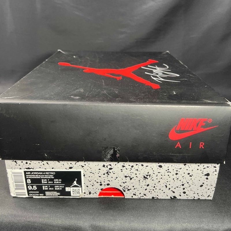 Jordan Brand × Nike Size 8 Nike Air Jordan 4 Retro OG Fire Red 2020 Men's Shoes Size US 8 / EU 41 - 8 Thumbnail
