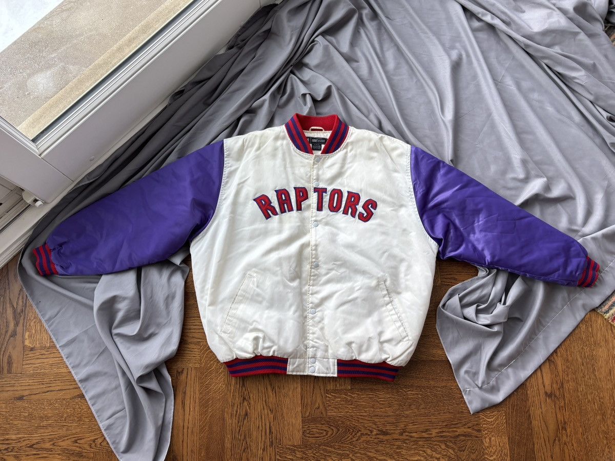 Vintage Toronto Raptors Satin Jacket 90s Bomber 2000s