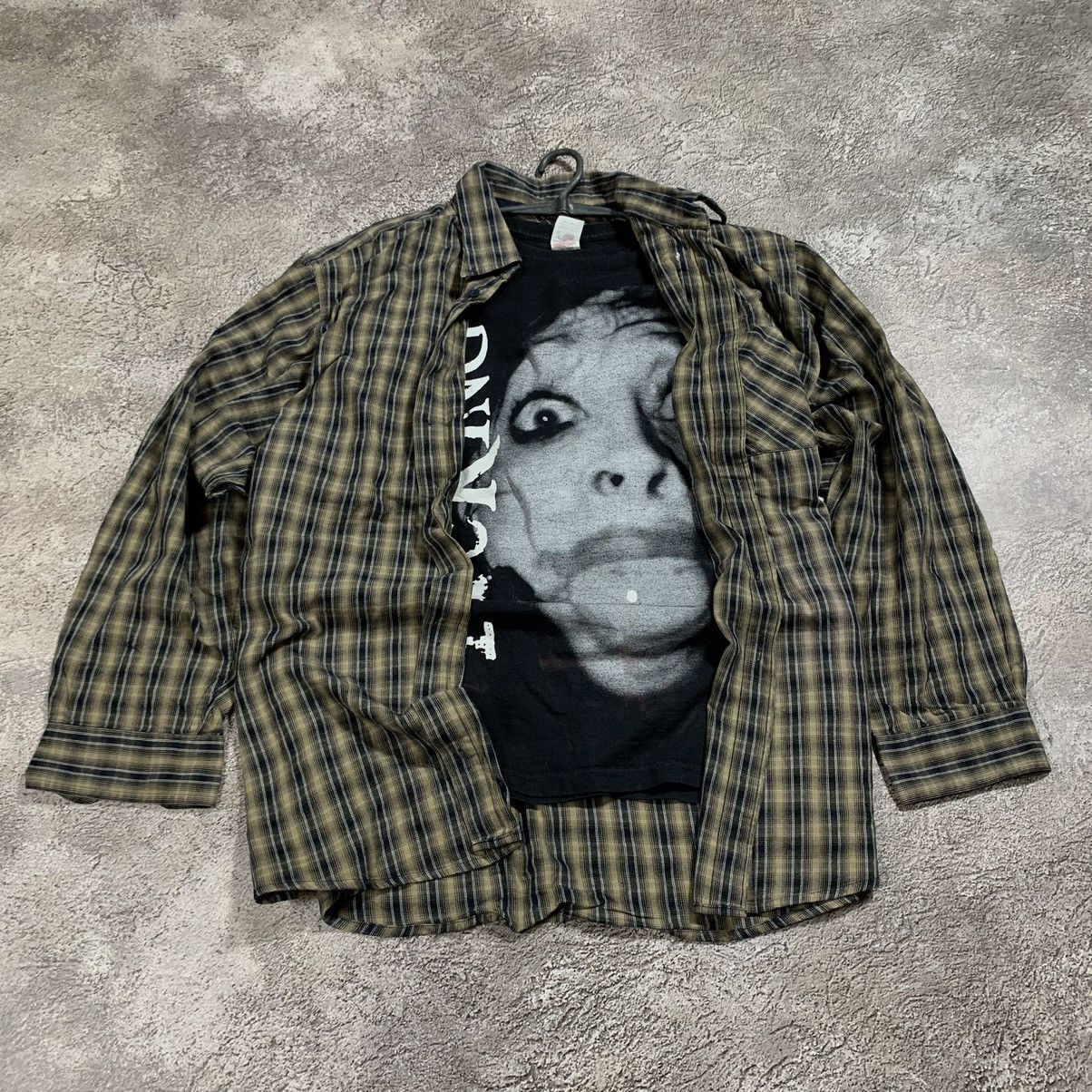 Flannel vintage flannel plaid shirt checkered streetwear 90s Y2K Size US XXL / EU 58 / 5 - 2 Thumbnail