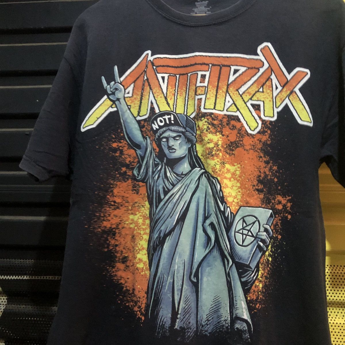 Band Tees × Hanes Anthrax Band Tee Size US L / EU 52-54 / 3 - 2 Thumbnail