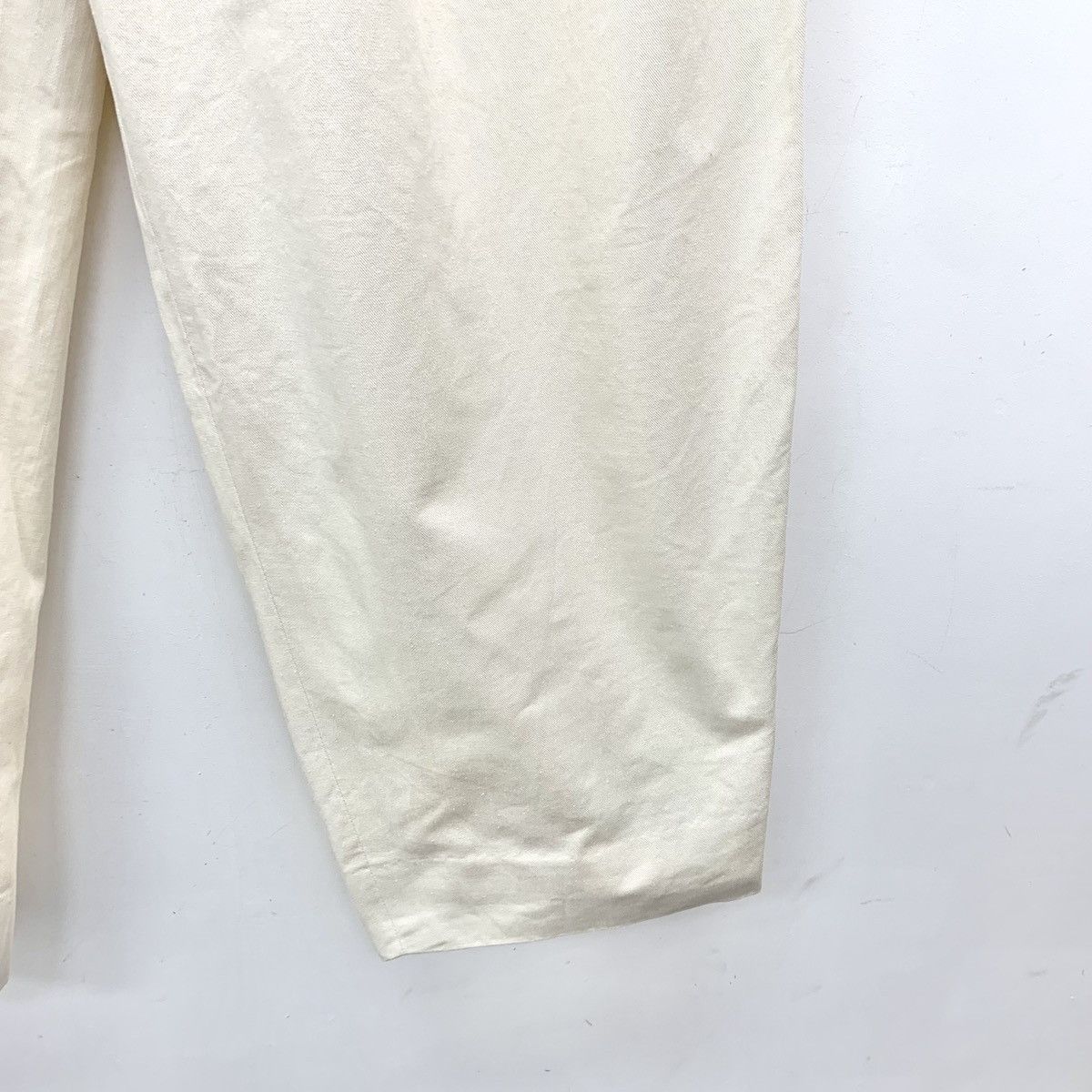 Hermes Hermes White Cotton Casual Pants K26WX Size 28" / US 6 / IT 42 - 5 Thumbnail