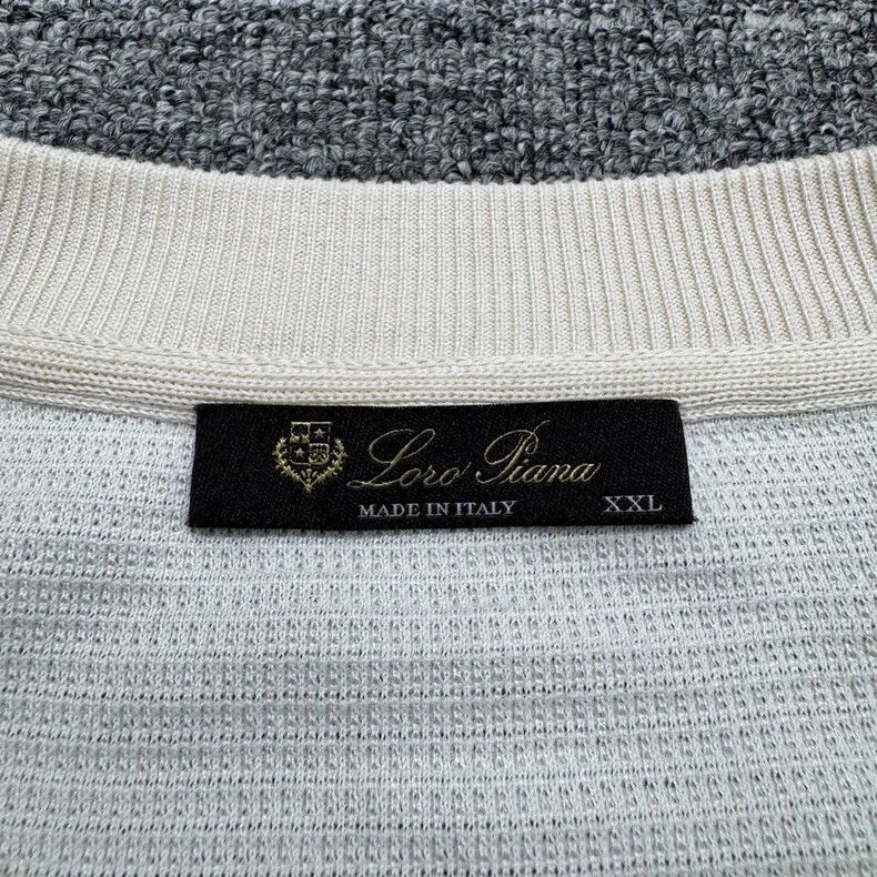 Loro Piana LORO PIANA Striped short sleeves Size US XXL / EU 58 / 5 - 2 Thumbnail
