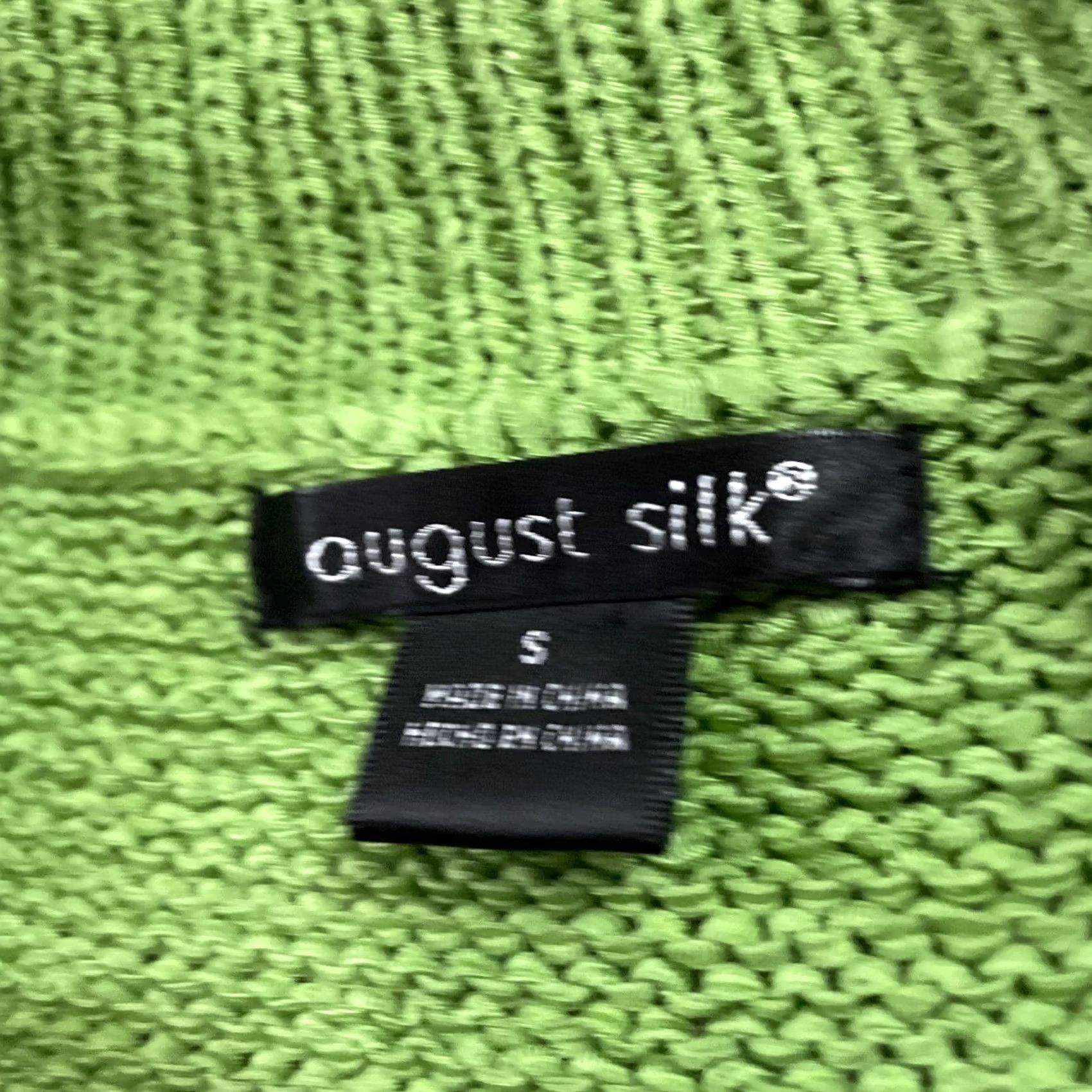 Etro AUGUST SILK Knit Shirt Women S Green Bright Lime 2-Button Boho Retro Top Cardigan Knit Shirt Womens Spring Size S / US 4 / IT 40 - 5 Thumbnail