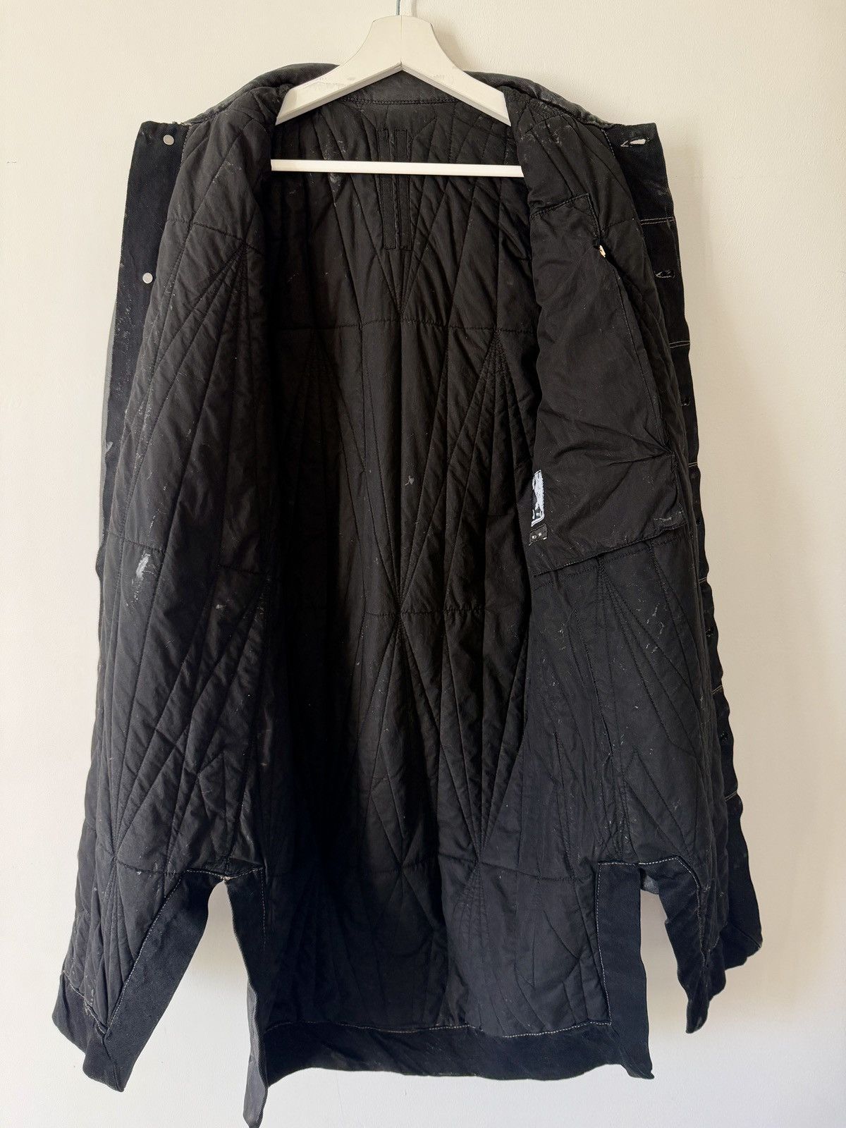 Rick Owens Drkshdw ARCHIVE FW15 Rick Owens DRKSHDW Wax combo jacket + Bag Size US S / EU 44-46 / 1 - 7 Thumbnail