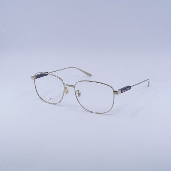 Gucci 🕶️ New Gucci GG1312O 002 Gold Eyeglasses 57mm Size ONE SIZE - 5 Thumbnail