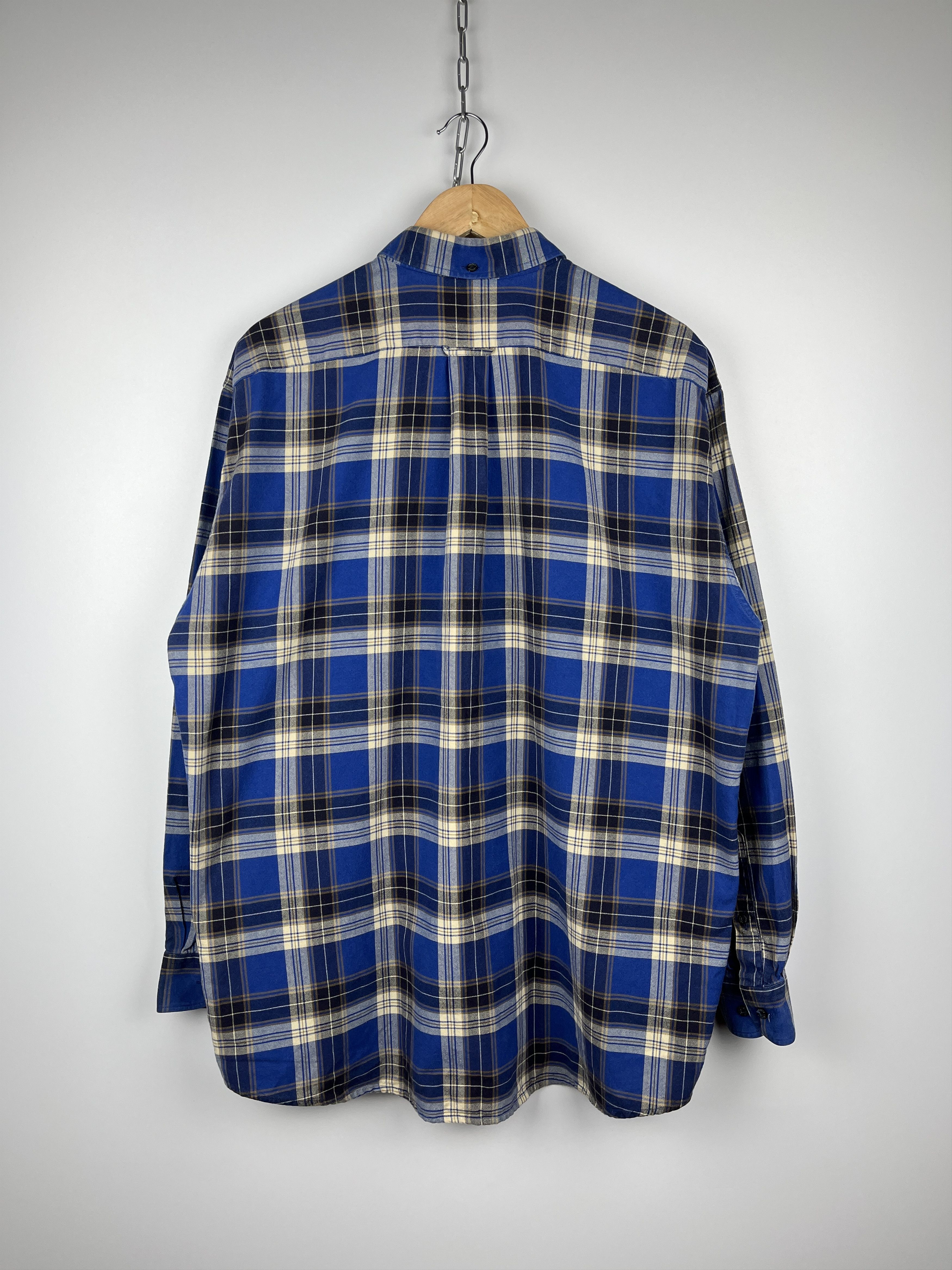 Lacoste 90's Lacoste Vintage Long Sleeve Check Shirt fits to L-XL Size US L / EU 52-54 / 3 - 11 Thumbnail