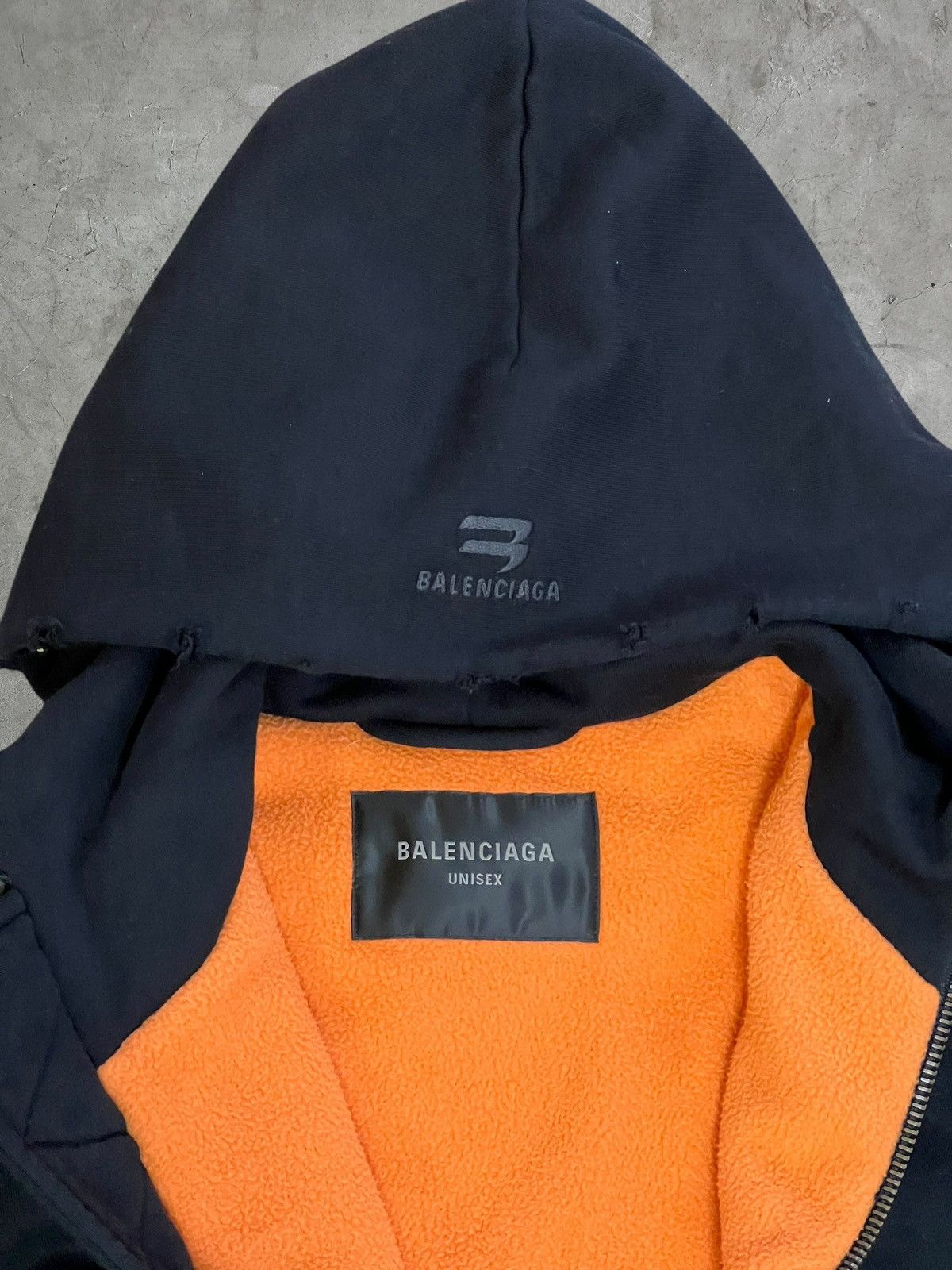 Balenciaga Balenciaga Distressed Fleece Bomber Jacket Size US S / EU 44-46 / 1 - 9 Thumbnail
