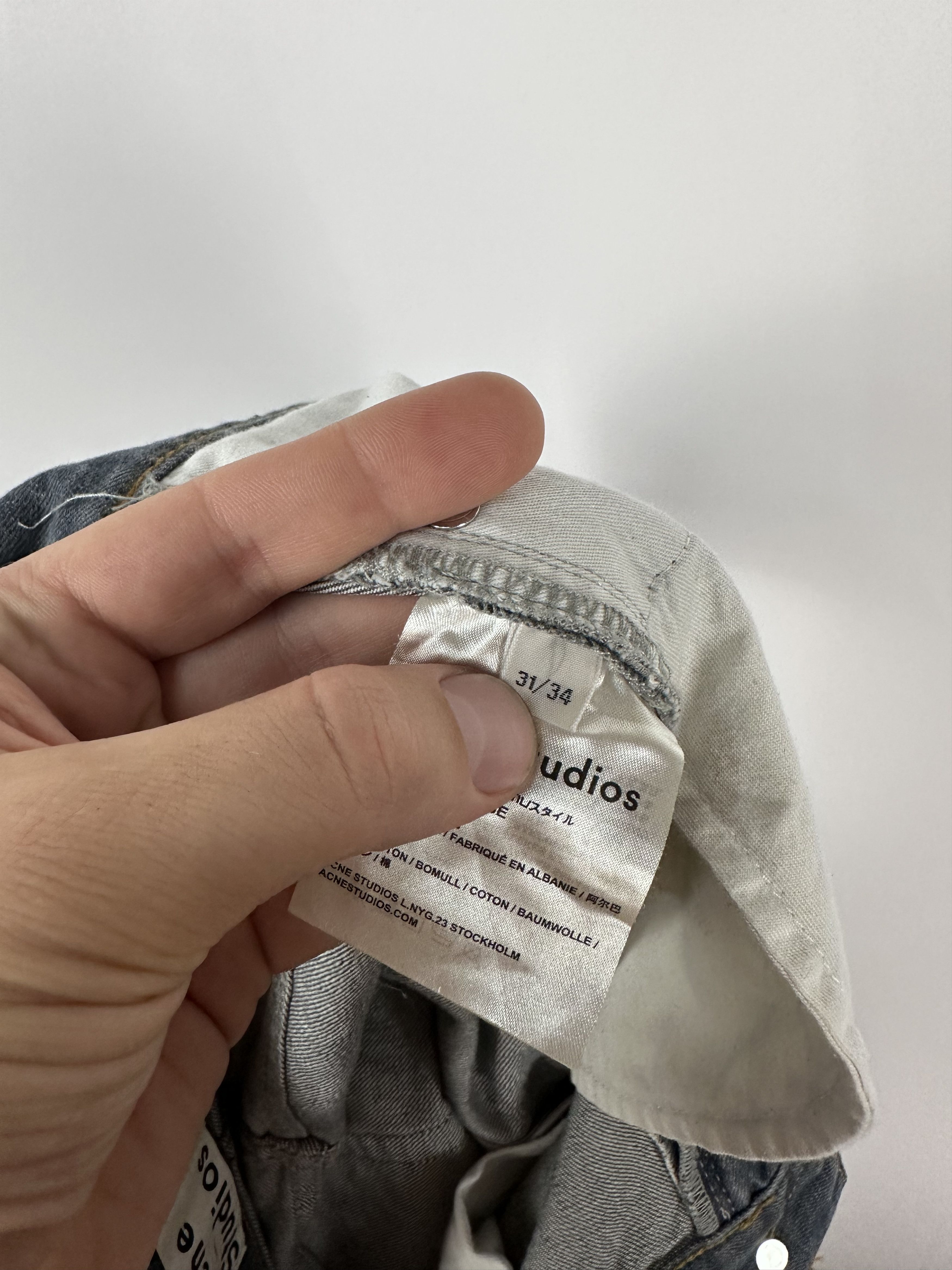 Acne Studios × Grailed Acne Studios Ace Legend Rinse Jeans W31 L34 Size US 31 - 9 Thumbnail