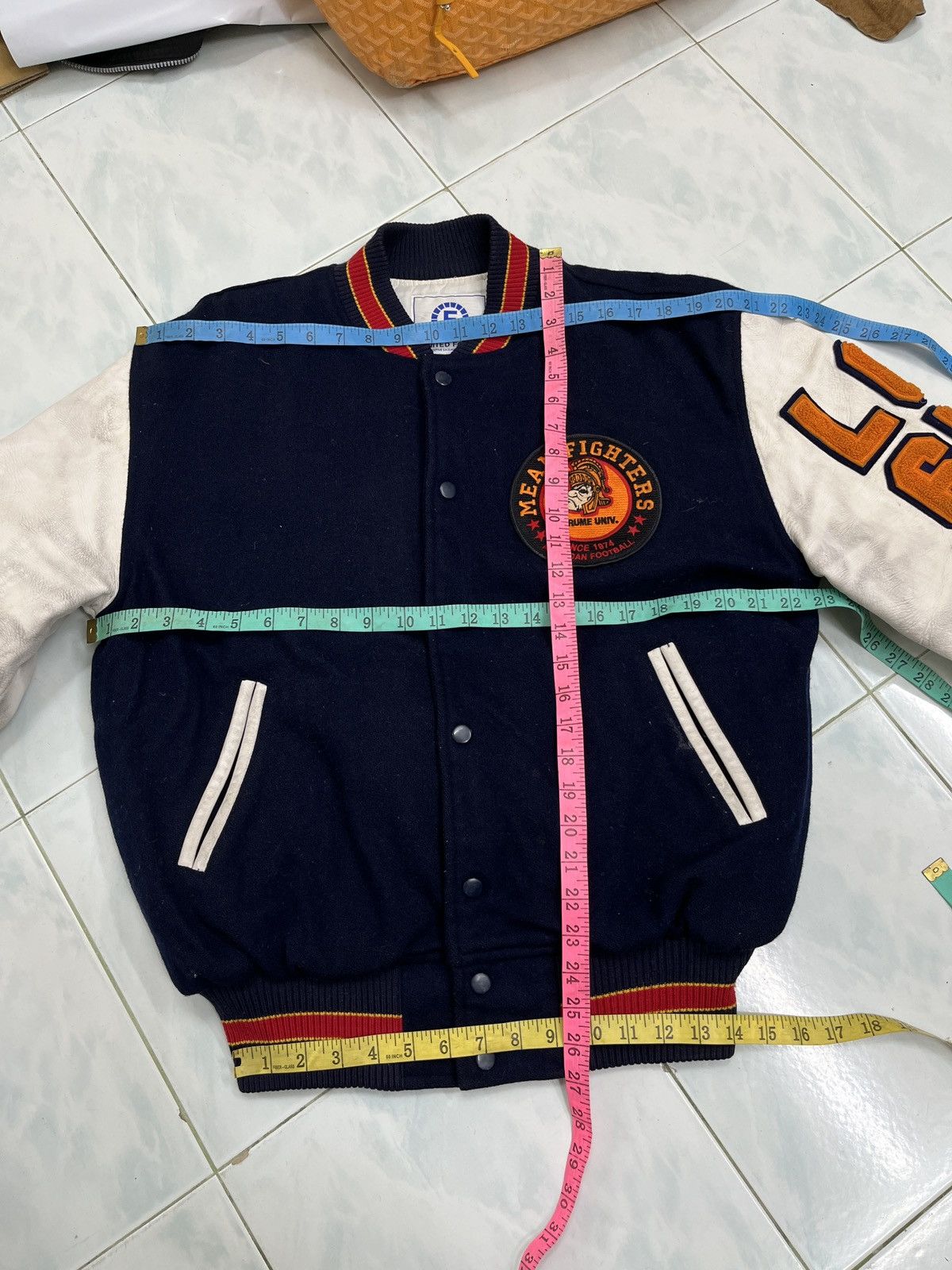 Japanese Brand 🔥🔥🔥ARCHIVE UNITED FORUS MEAN FIGHTERS VARSITY JACKET Size US M / EU 48-50 / 2 - 24 Thumbnail