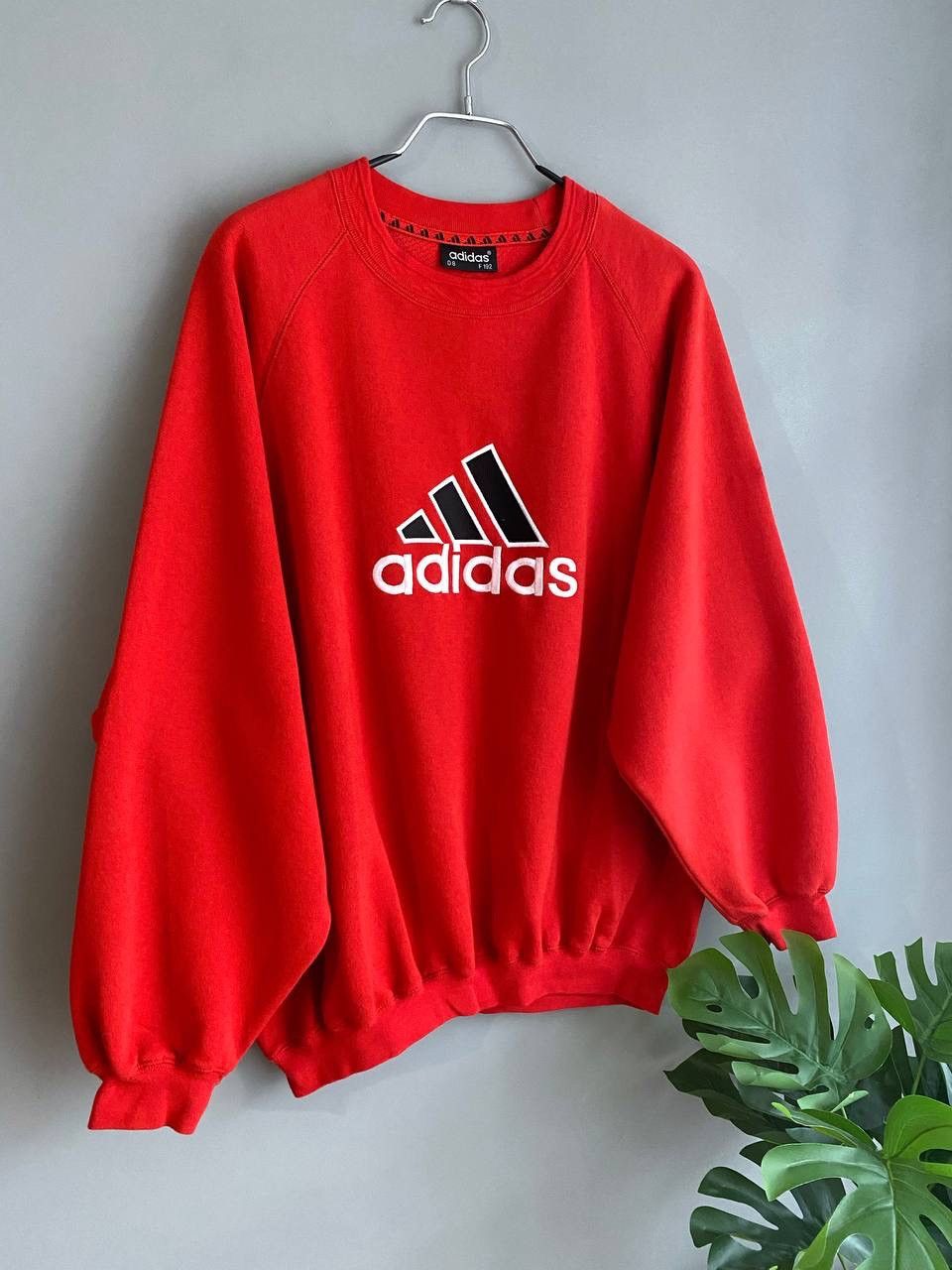 Adidas Adidas Equipment 90s Vintage Oversized Red Sweatshirt Size L Size US L / EU 52-54 / 3 - 2 Thumbnail
