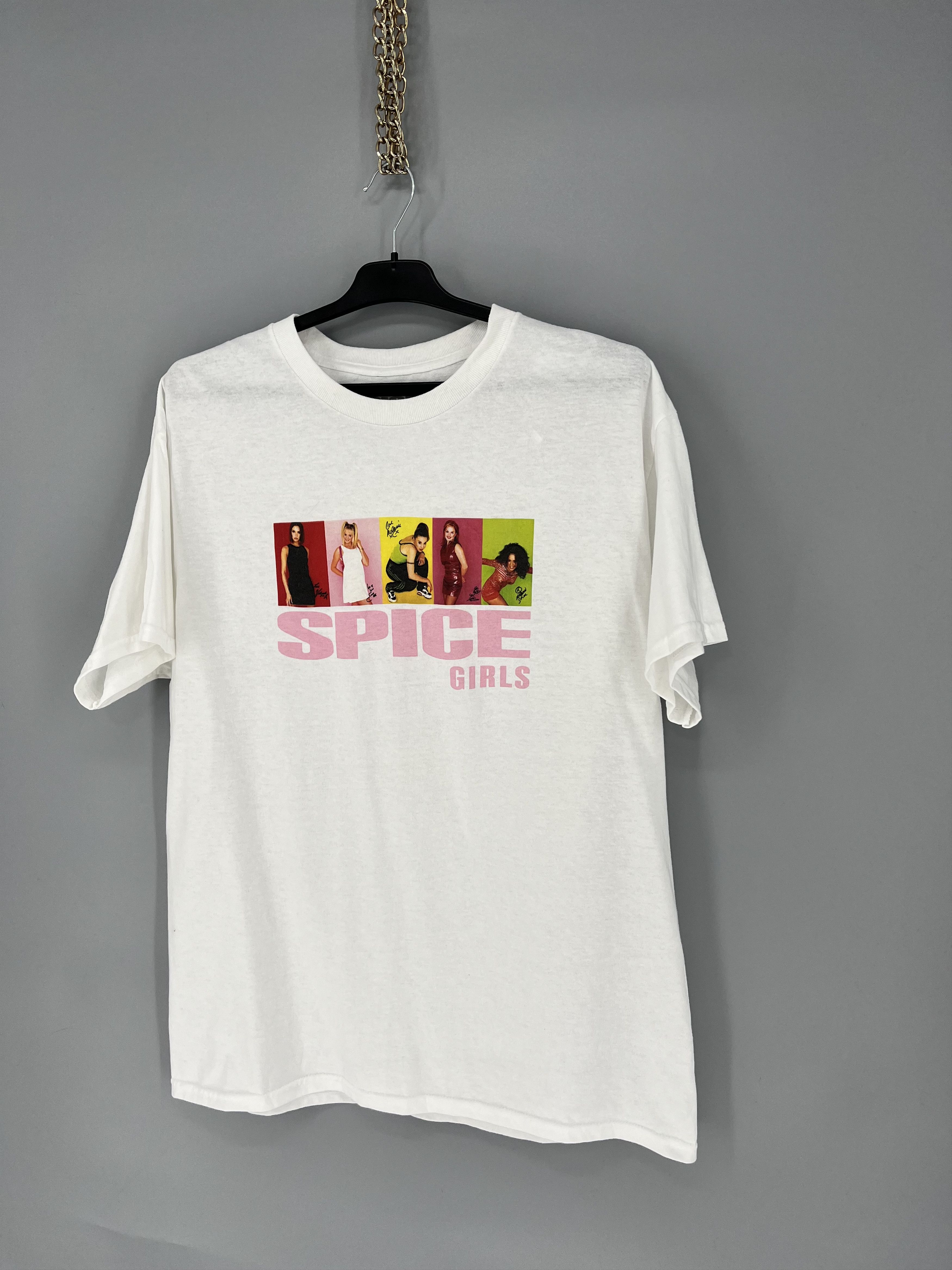 Band Tees Vintage Y2K SPICE GIRLS Big Logo Promo Rock Tee Size US L / EU 52-54 / 3 - 3 Thumbnail