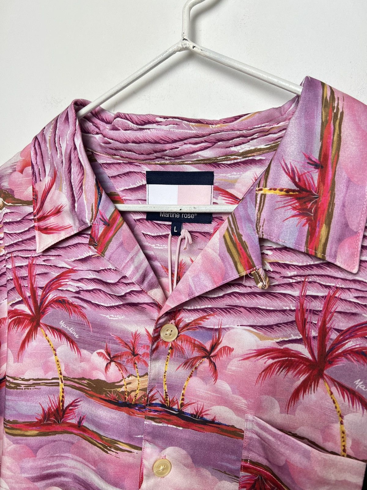 Martine Rose MARTINE ROSE OVERSIZED ASF SHORT SLEEVE HAWAII SHIRT Size US L / EU 52-54 / 3 - 6 Thumbnail