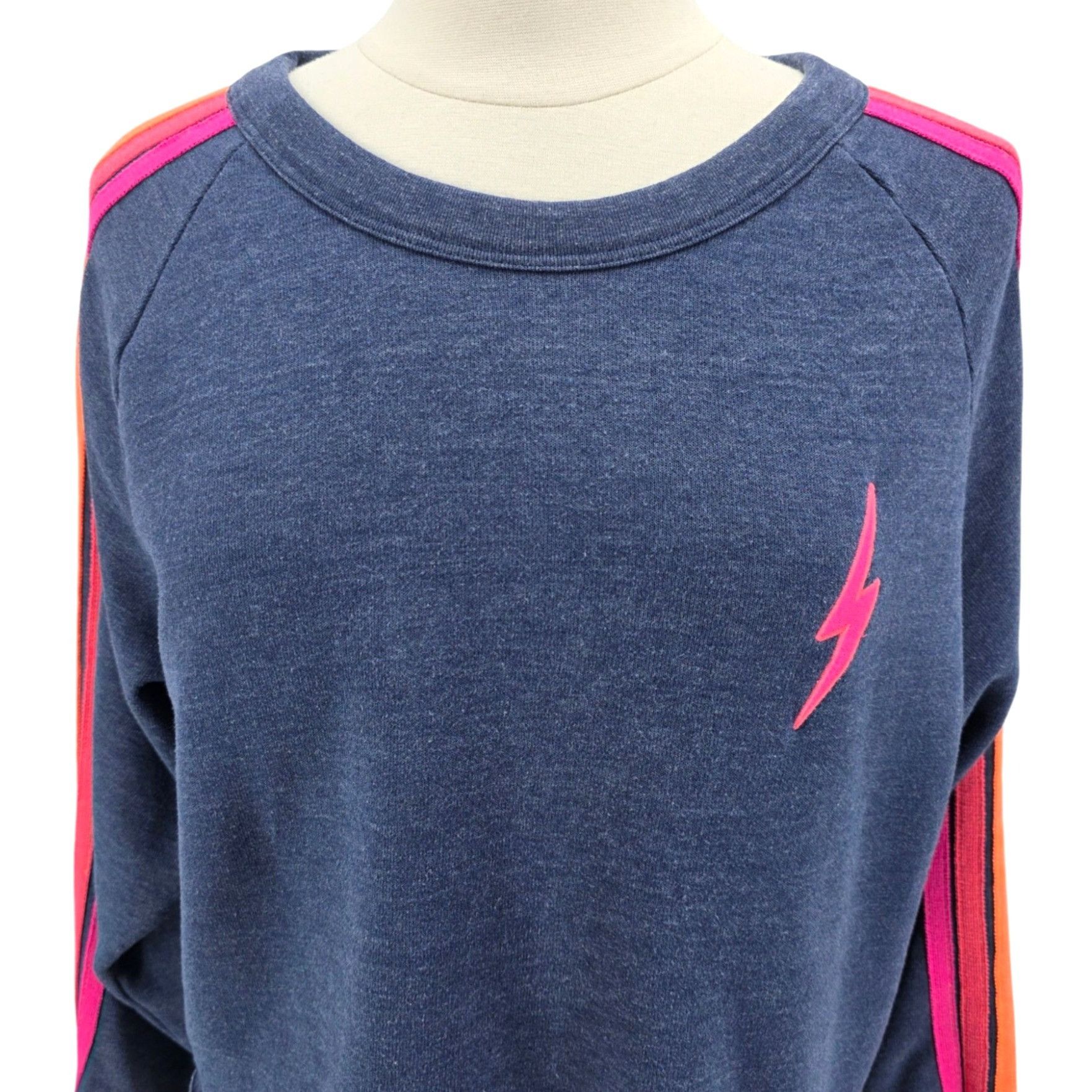 Aviator Nation Aviator Nation Womens Large Sweatshirt Bolt Cropped Classic Size L / US 10 / IT 46 - 2 Thumbnail