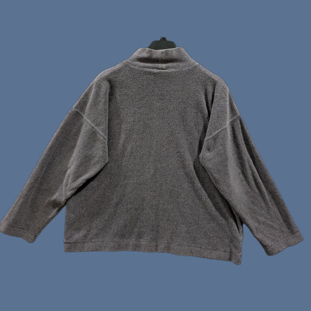 Eileen Fisher Eileen Fisher Sweater Pullover Womens Medium High Neck Pocket Soft Fleece Gray Size M / US 6-8 / IT 42-44 - 1 Thumbnail